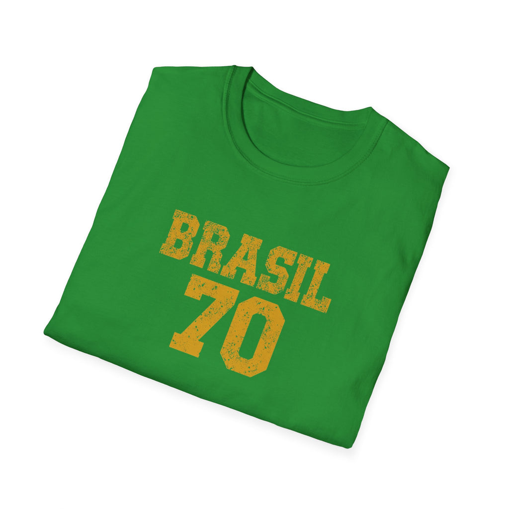 Brasil 70 T-Shirt | Vintage Sports Jersey Number