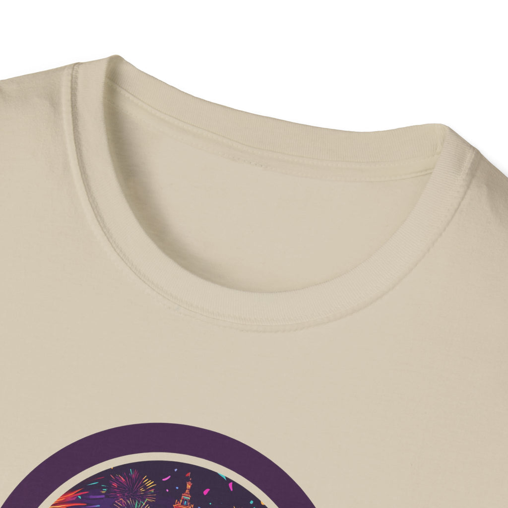 Valencia skyline circle logo T-Shirt | Spain travel souvenir