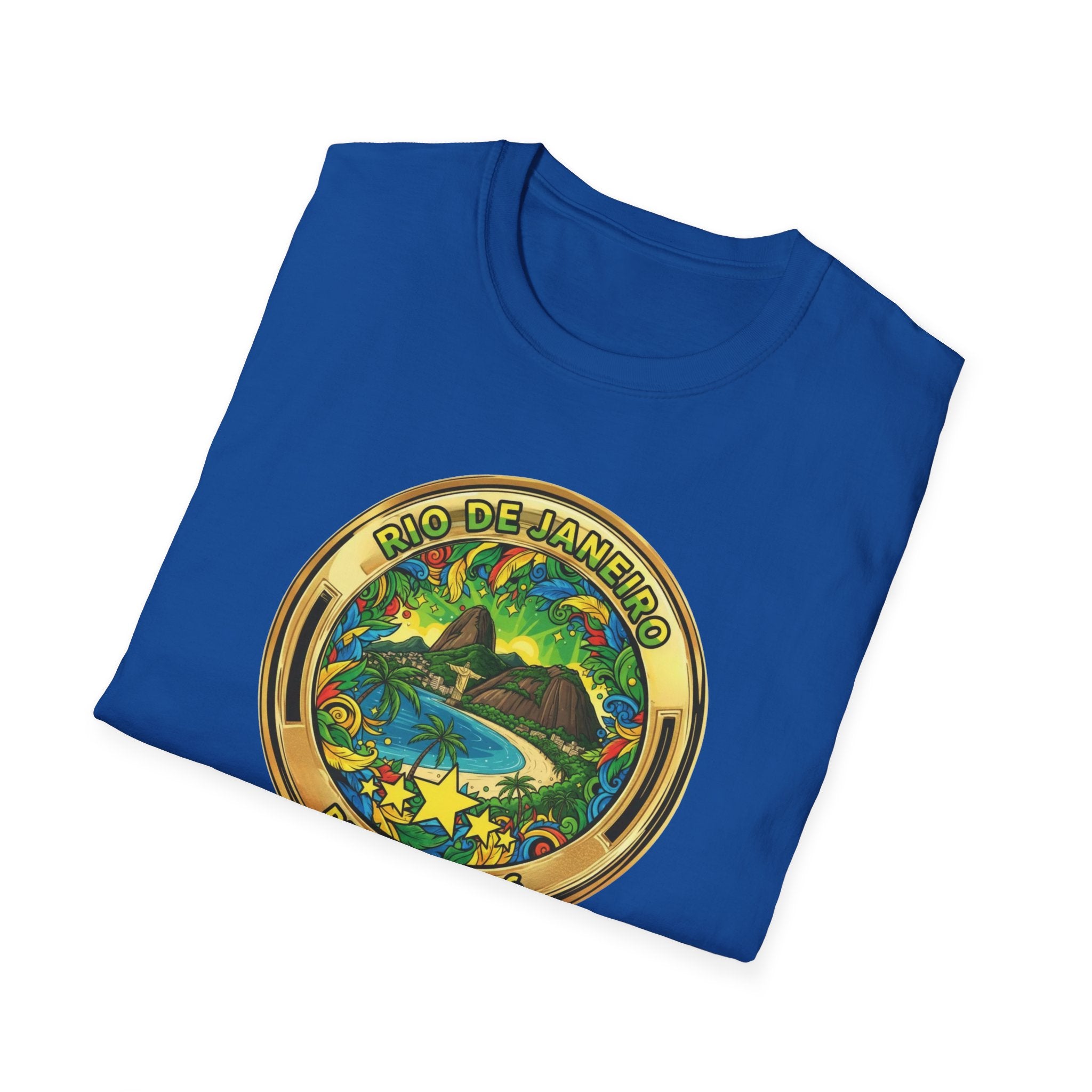 Rio de Janeiro Brazil Travel T-Shirt World Cup 2026 — Vintage Tropical Beach Badge