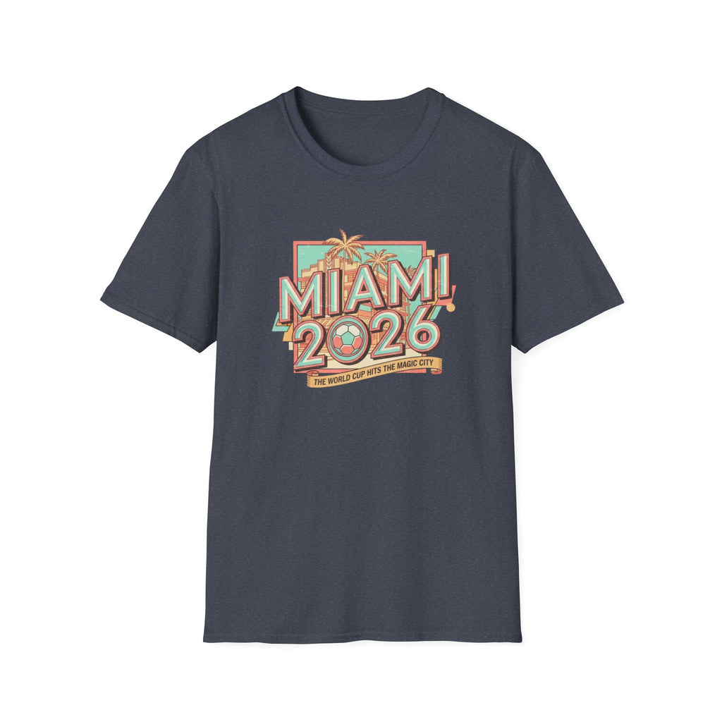 Miami 2026 Retro Palm Beach T-Shirt
