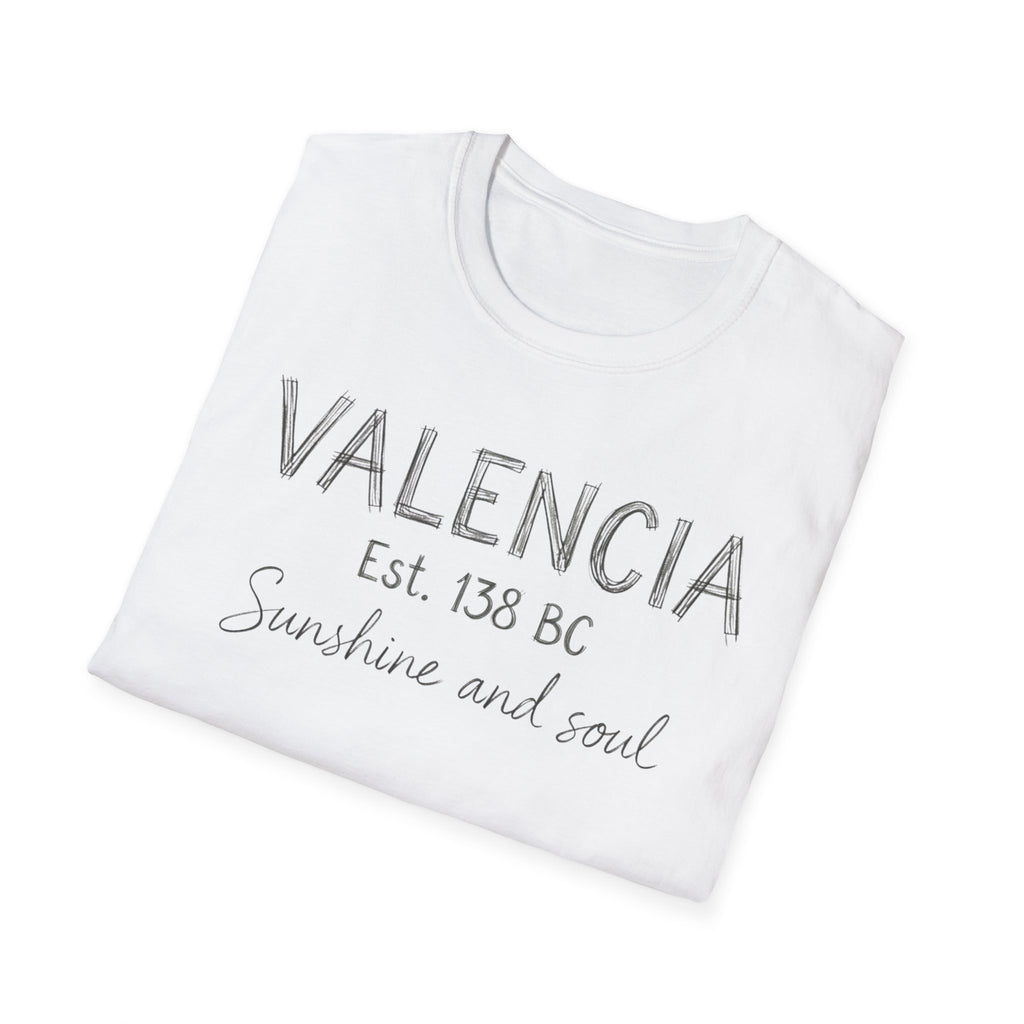 Valencia Est. 138 BC "Sunshine and Soul" T-Shirt