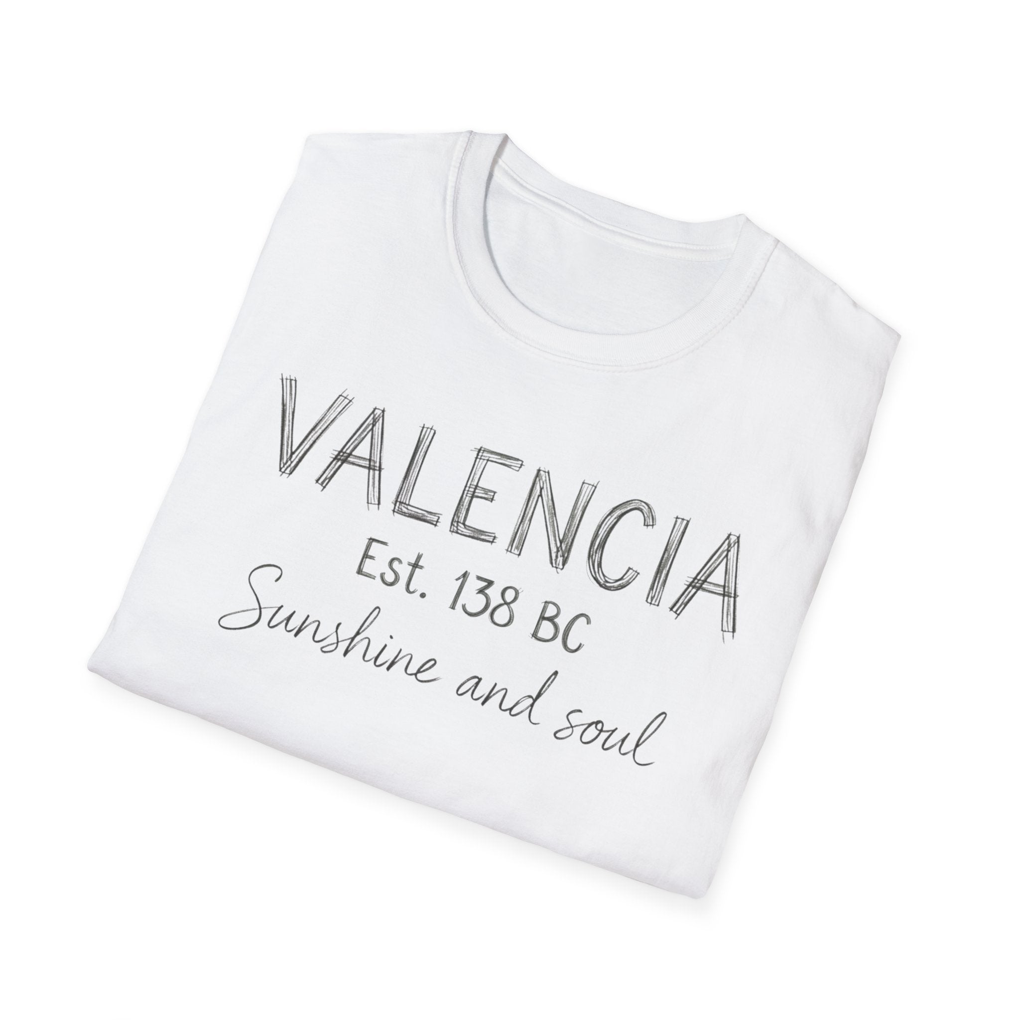 Valencia Est. 138 BC "Sunshine and Soul" T-Shirt