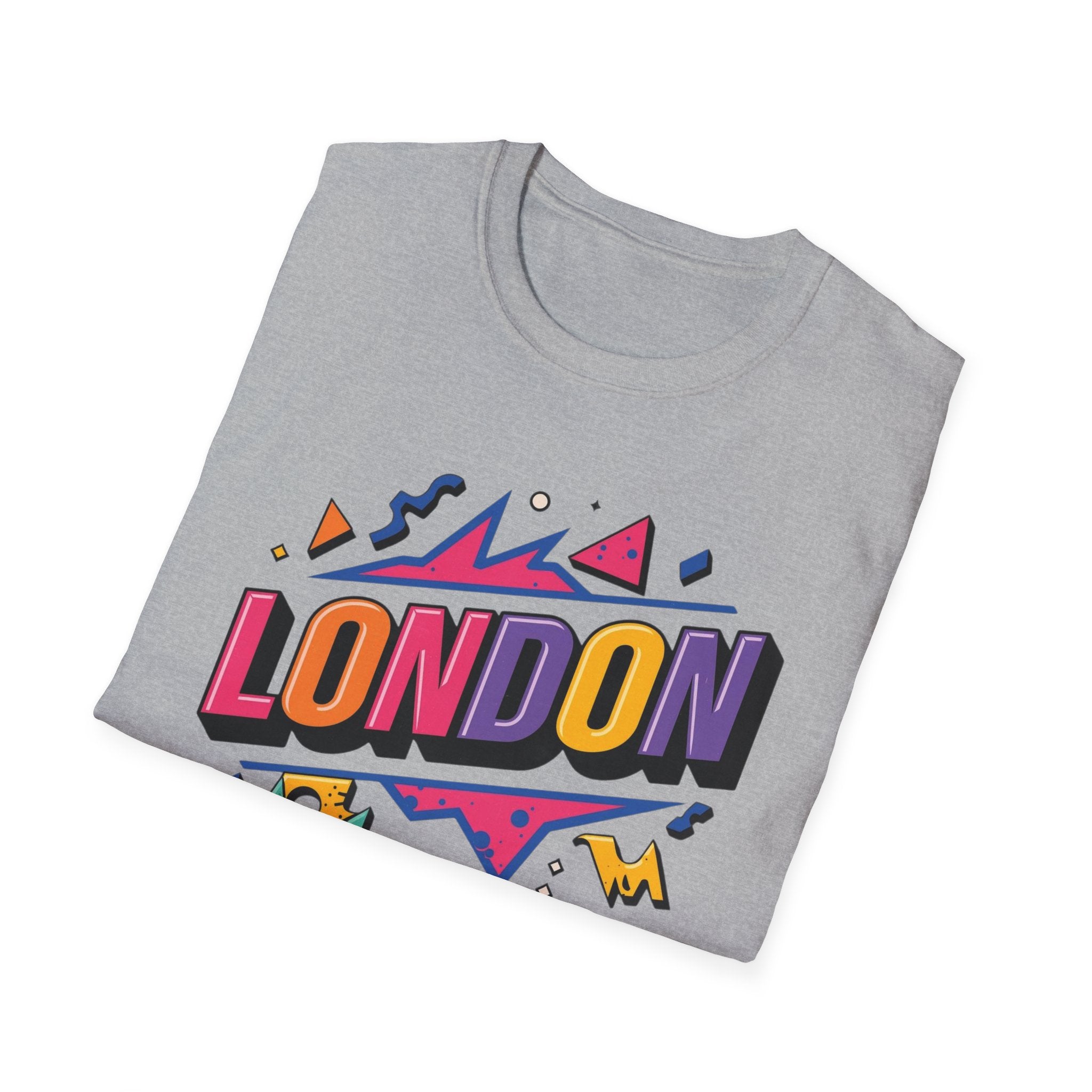 London Pop Art T-Shirt — Colorful Retro City Graphic Tee