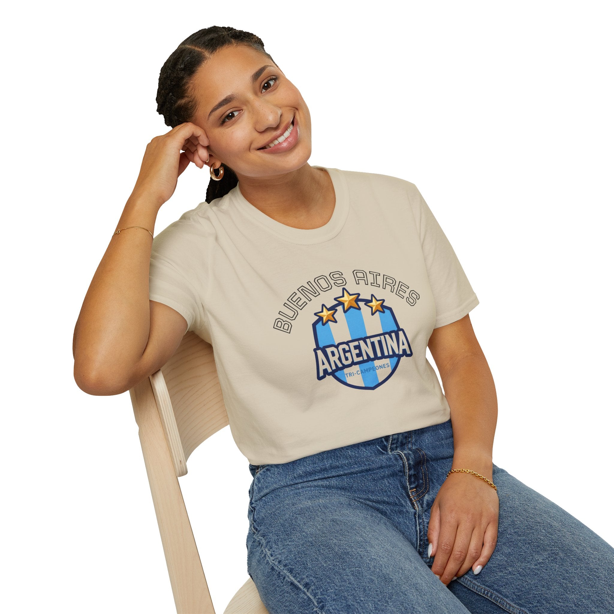 Argentina Buenos Aires Soccer Crest T-Shirt