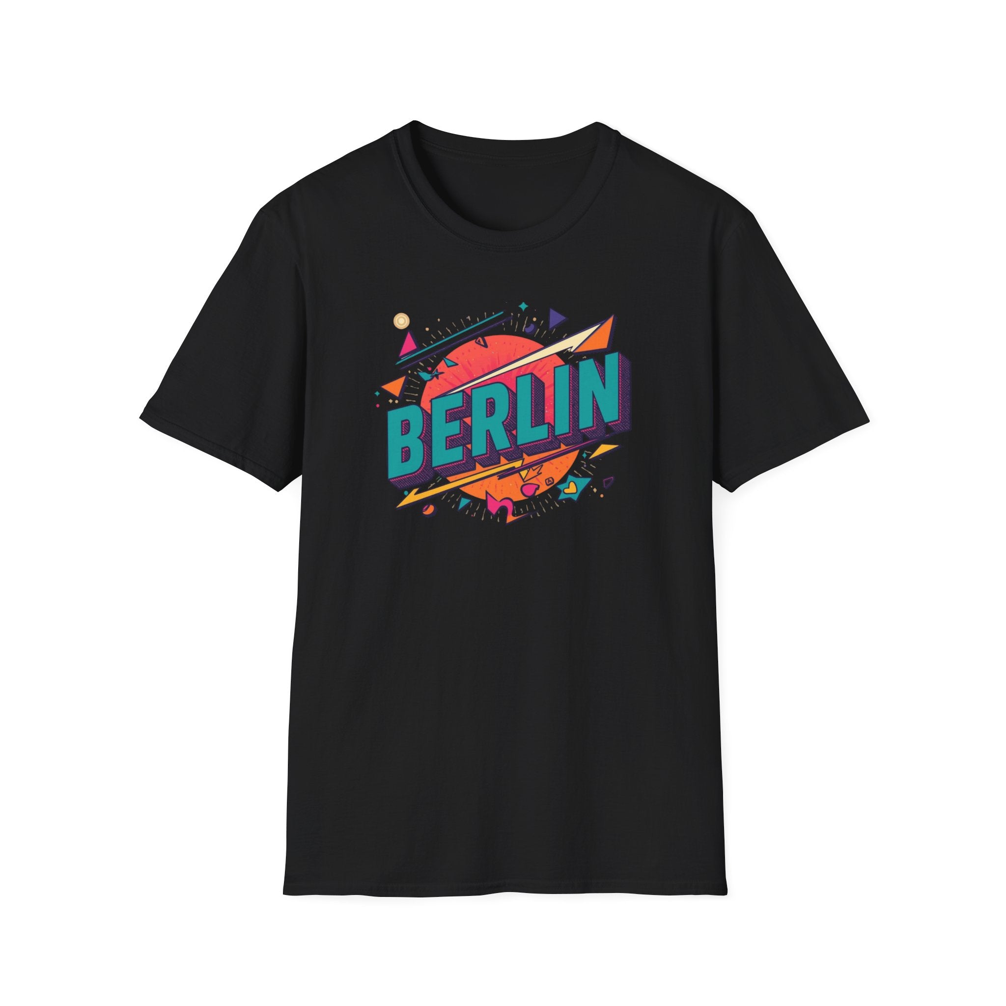 Berlin Retro Graphic T-Shirt — Colorful Vintage City Tee