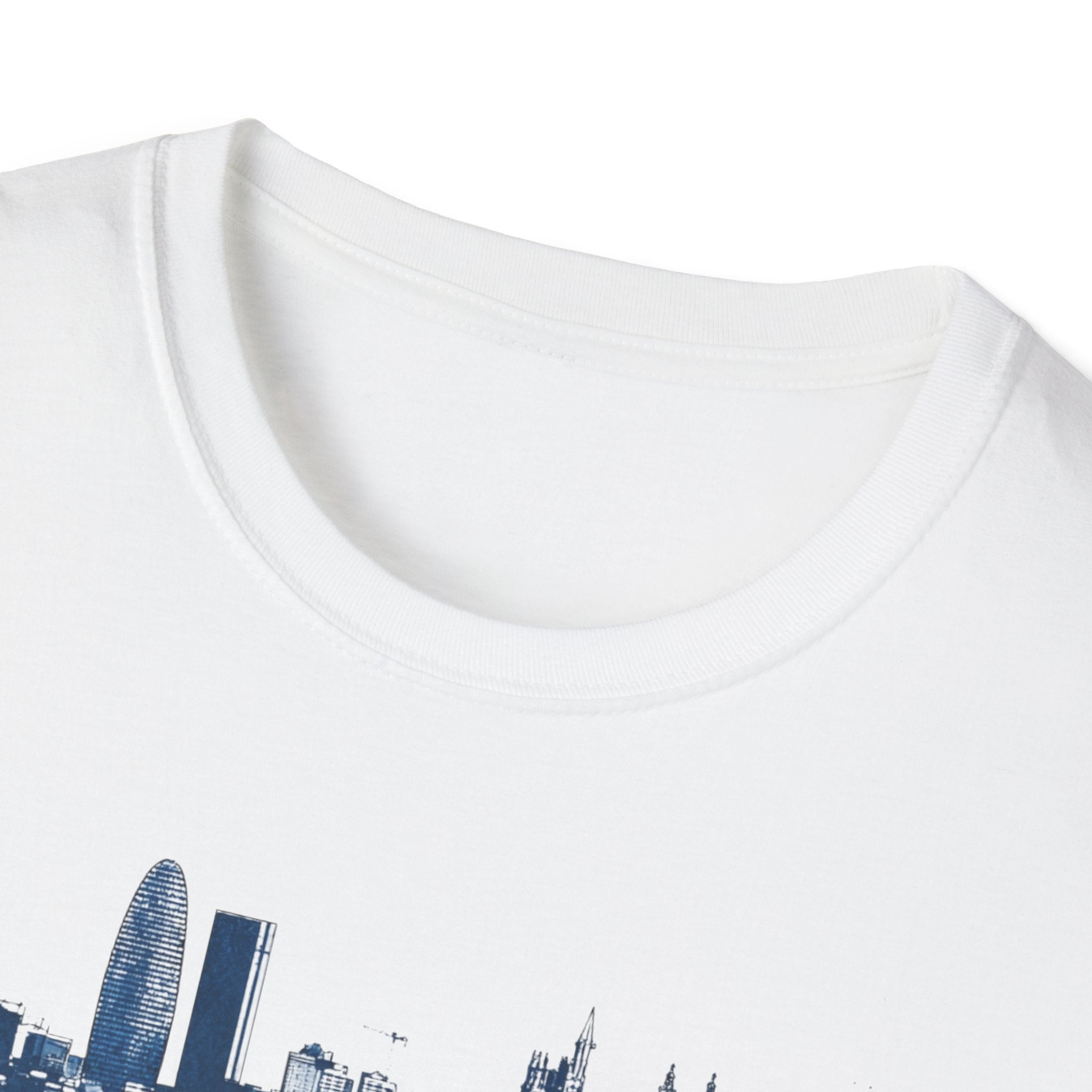 Barcelona skyline paint splash T-Shirt | Spanish city travel tee