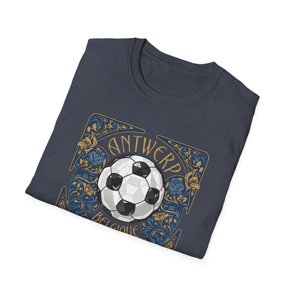 Antwerp Belgique Soccer Vintage Art Tee — World Cup 2022 Football Shirt