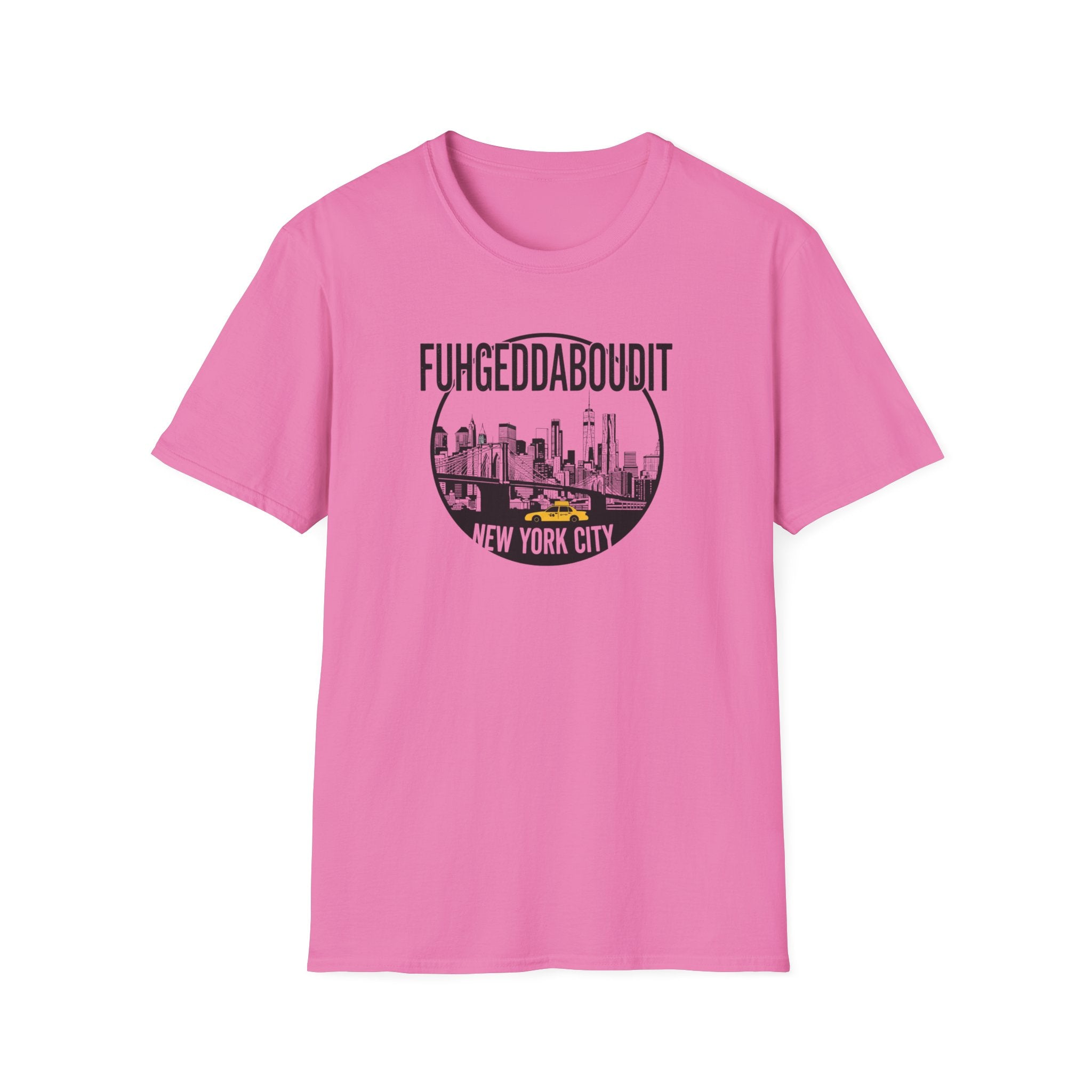 Fuhgeddaboudit New York City skyline T-Shirt | NYC skyline tee