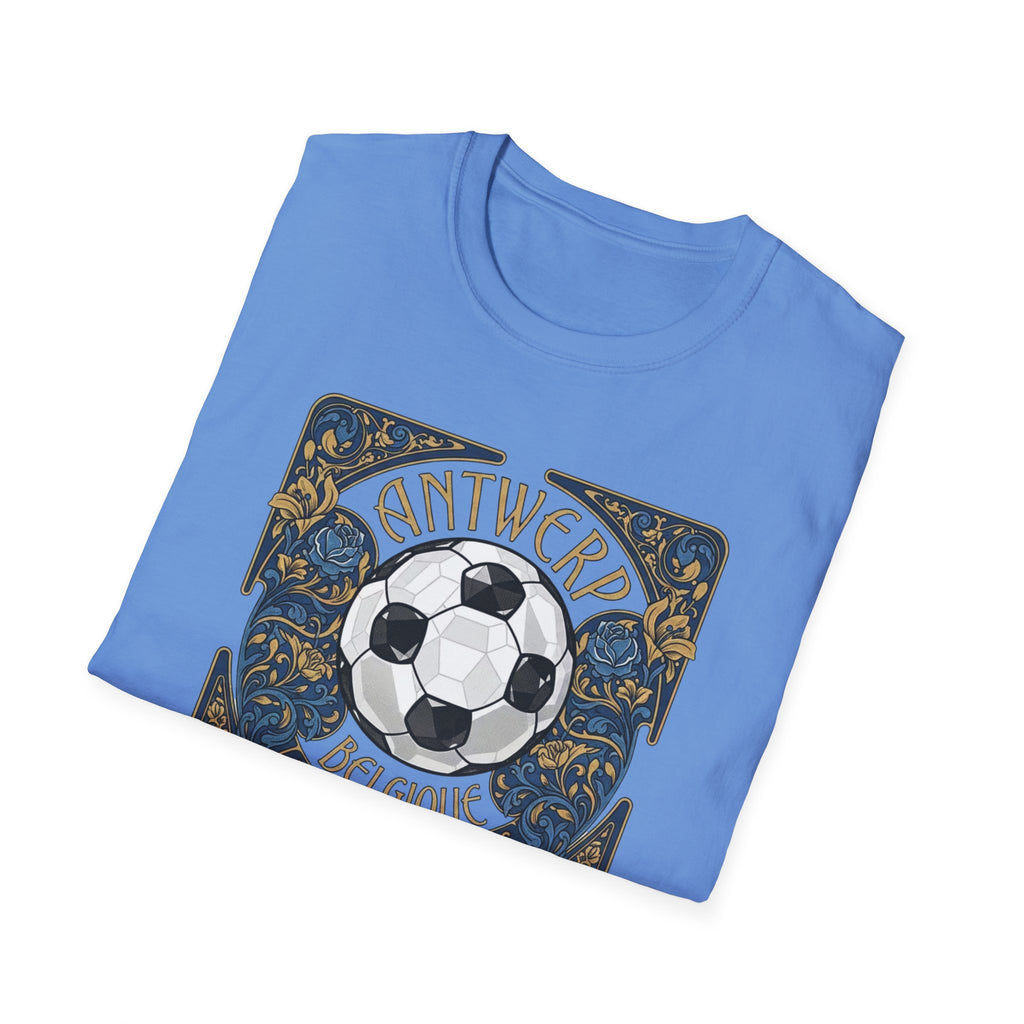 Antwerp Belgique Soccer Vintage Art Tee — World Cup 2022 Football Shirt