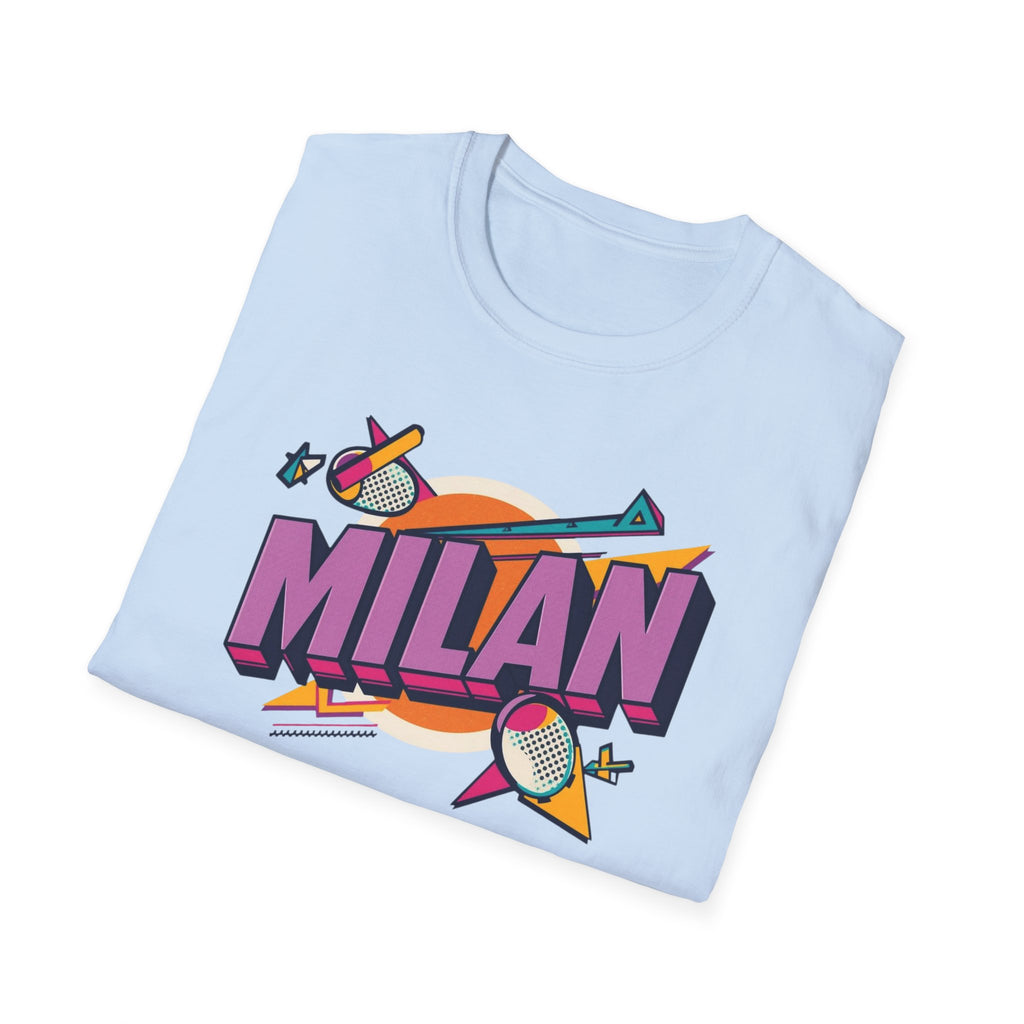 Milan Retro Graphic T-Shirt — 80s Pop Art City Design
