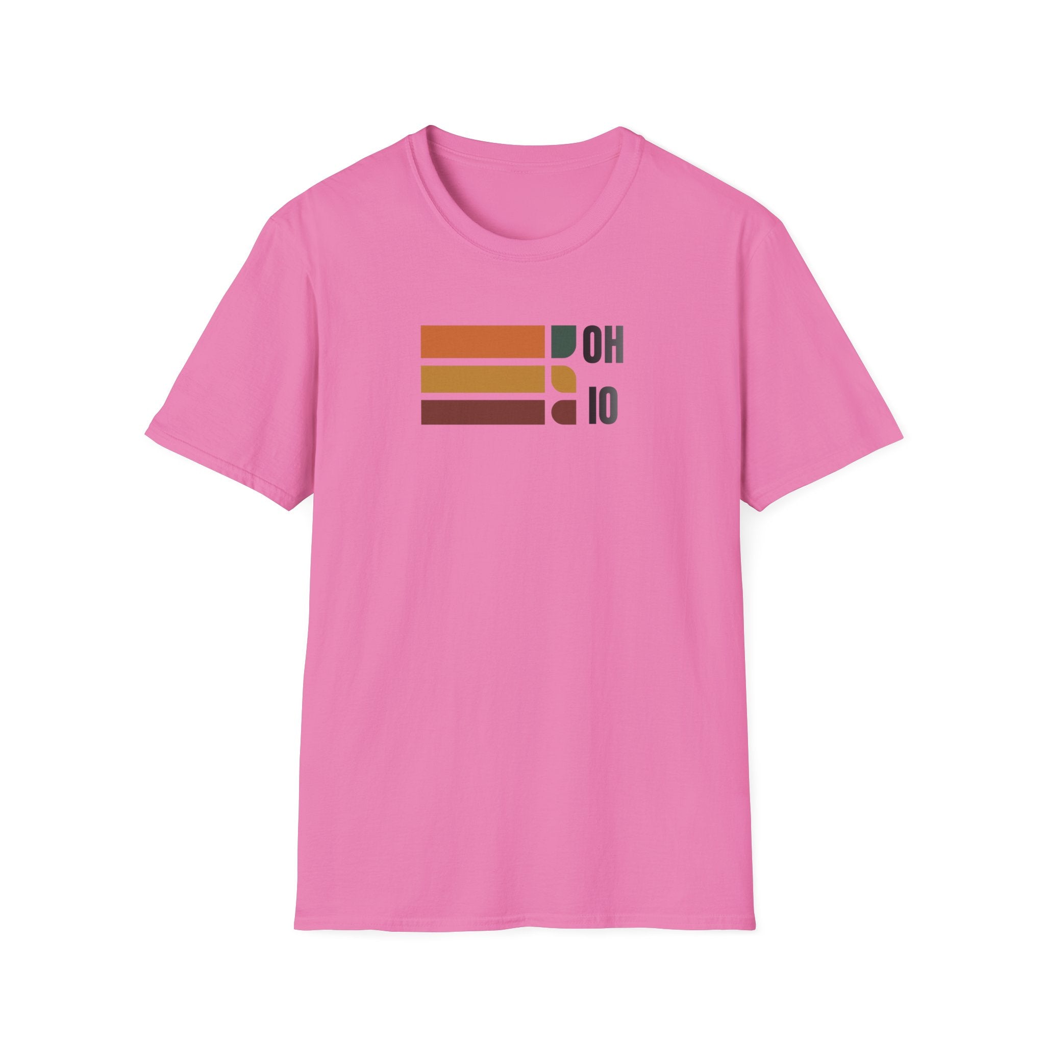 Ohio State Outline Stripes T-Shirt | Retro Buckeye Pride