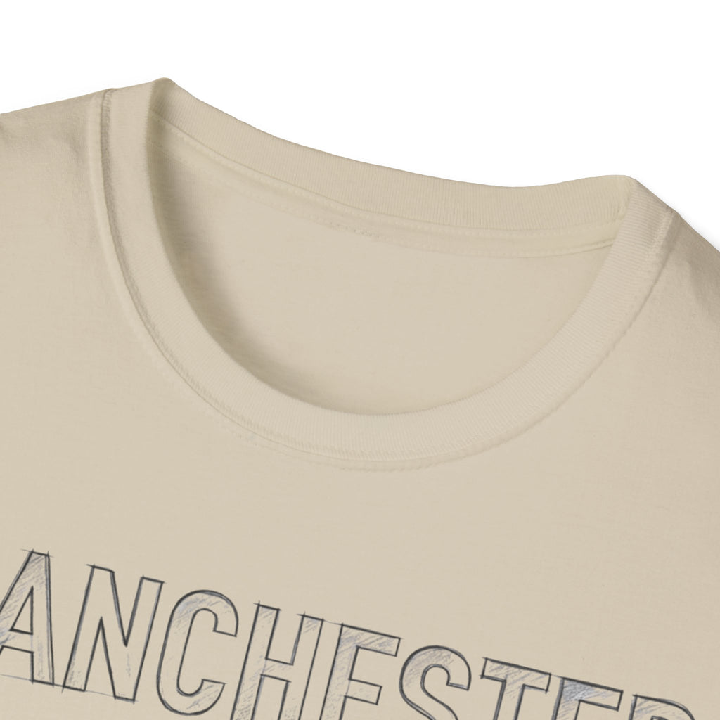 Manchester Est. 1853 T-Shirt — "Built by workers, loved by dreamers"