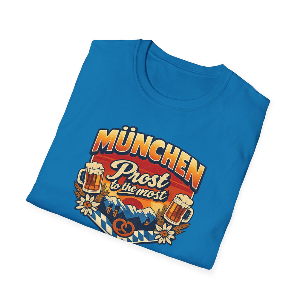 München Prost T-Shirt – Oktoberfest Beer & Pretzel Graphic Tee