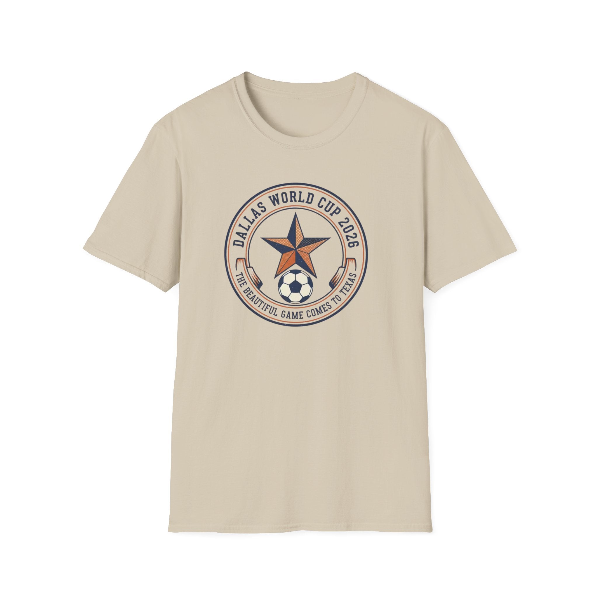 Dallas World Cup 2026 Soccer Badge T-Shirt