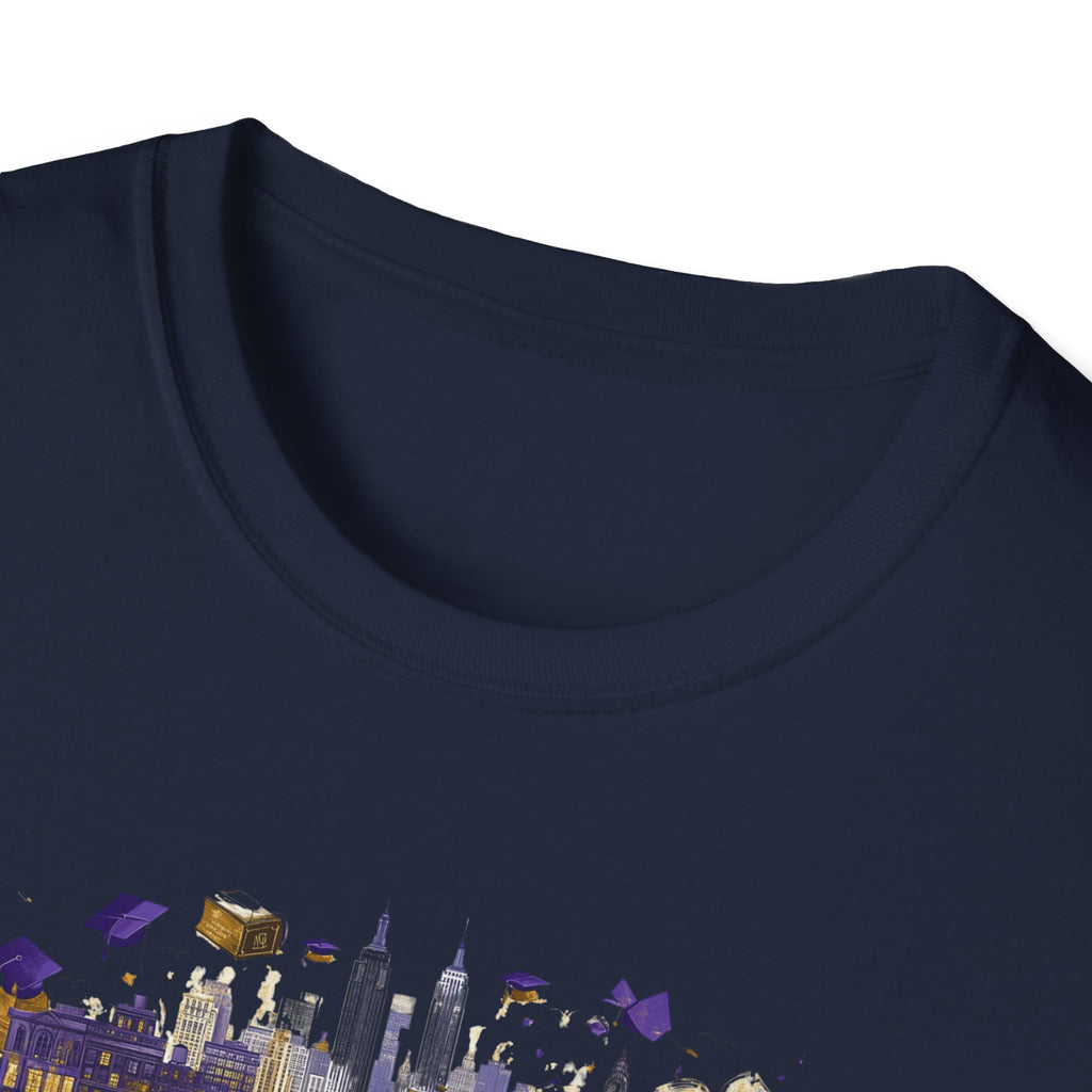 New York Skyline Graphic T-Shirt | Cityscape, Statue of Liberty, Urban Landmarks