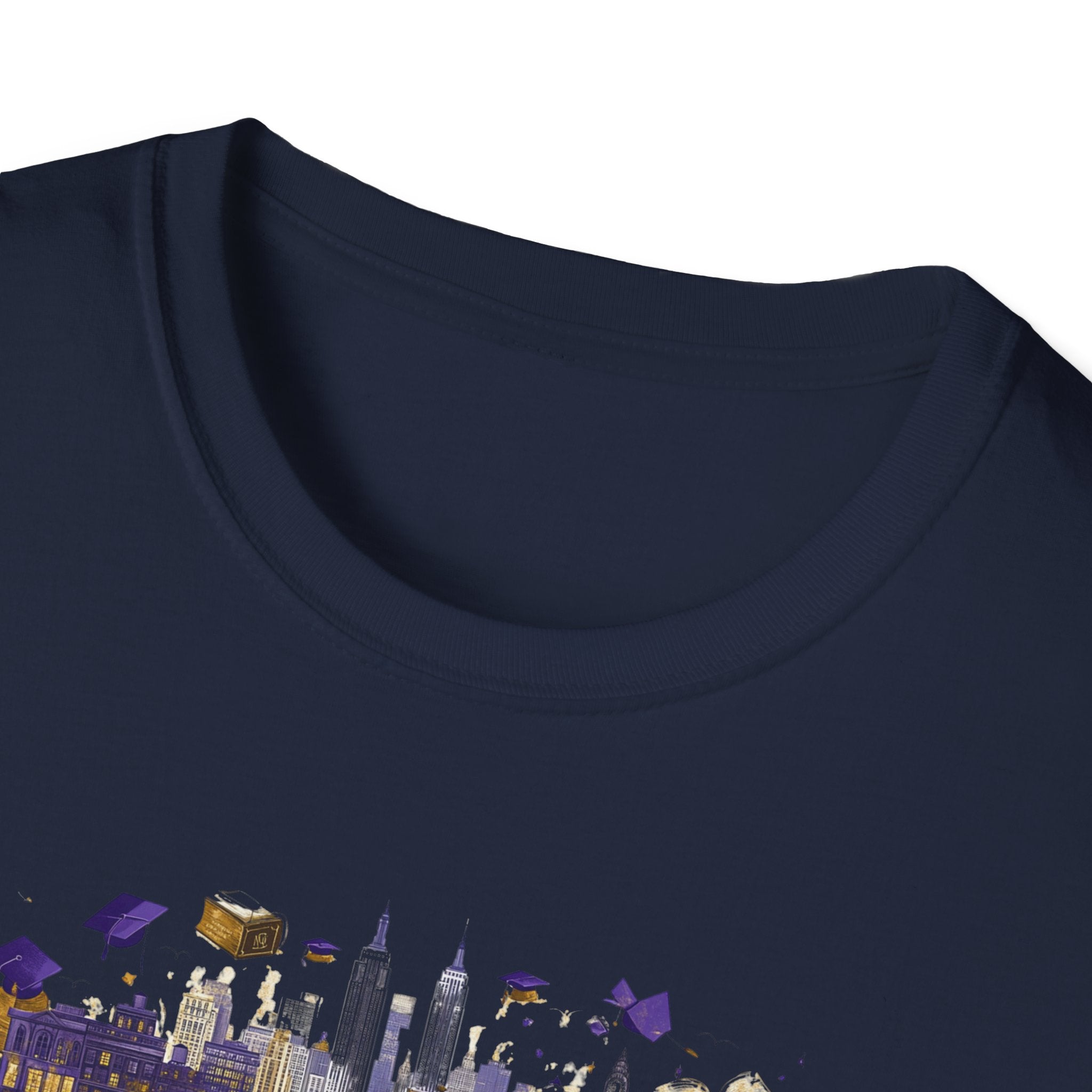 New York Skyline Graphic T-Shirt | Cityscape, Statue of Liberty, Urban Landmarks