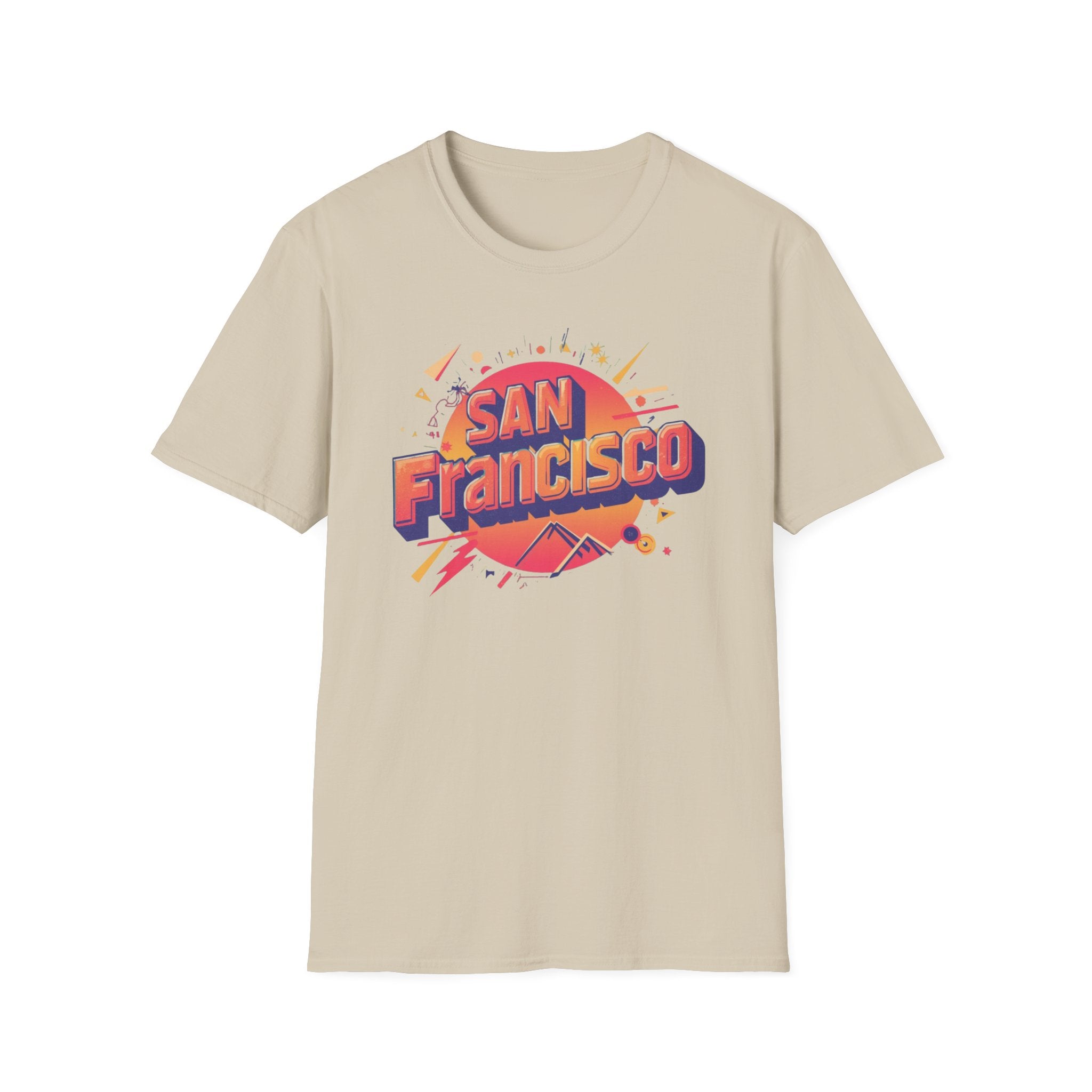 San Francisco Retro Sunset T-Shirt — Vintage City Skyline Tee
