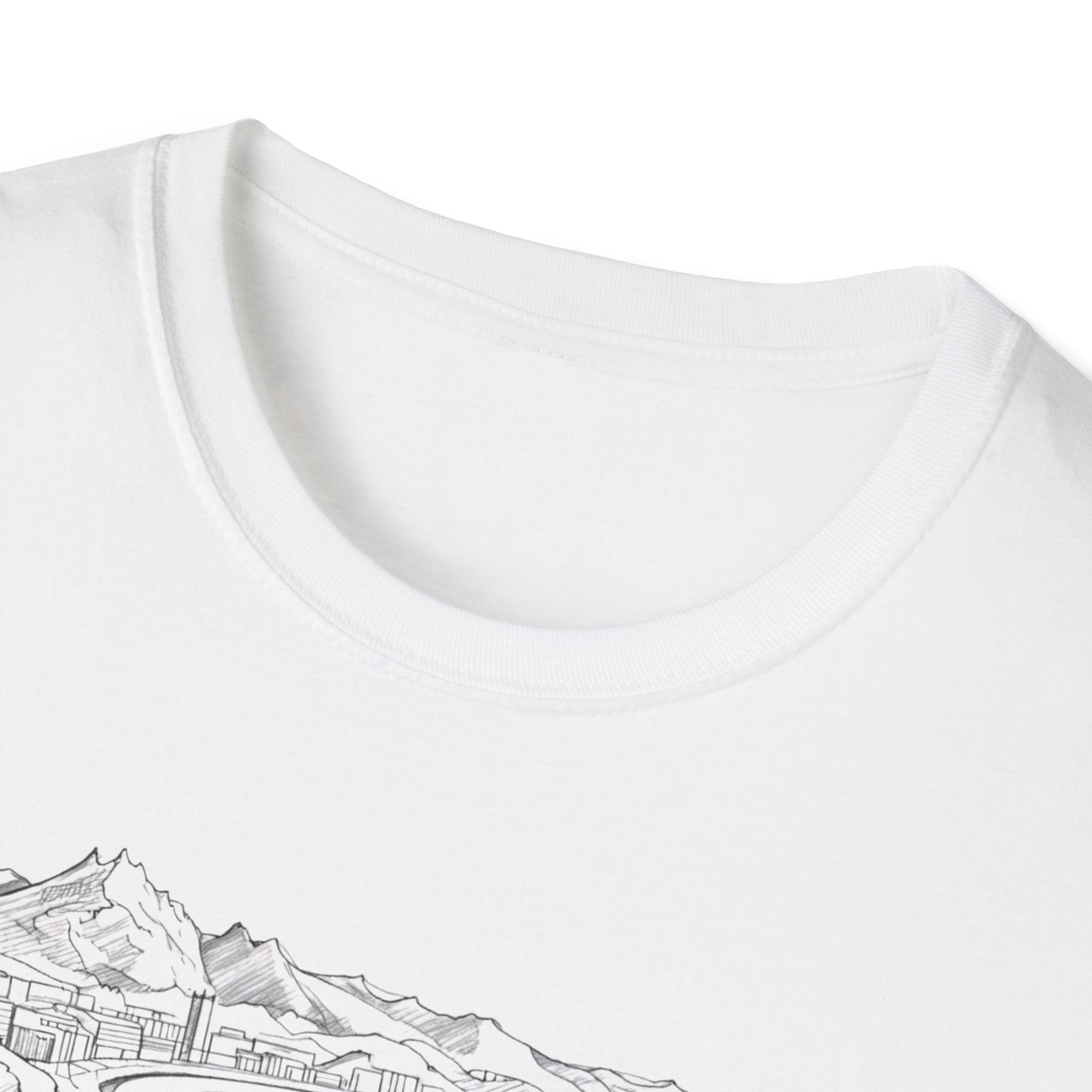 San Sebastián Scenic T-Shirt — Between Mountains and Sea Vintage Travel Tee