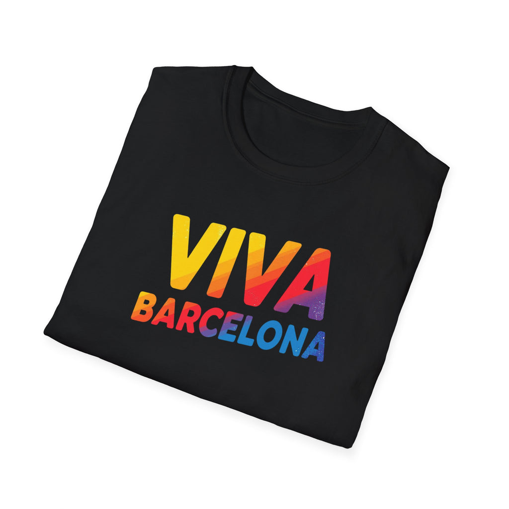 Viva Barcelona T-Shirt | Colorful Spain Travel Tee