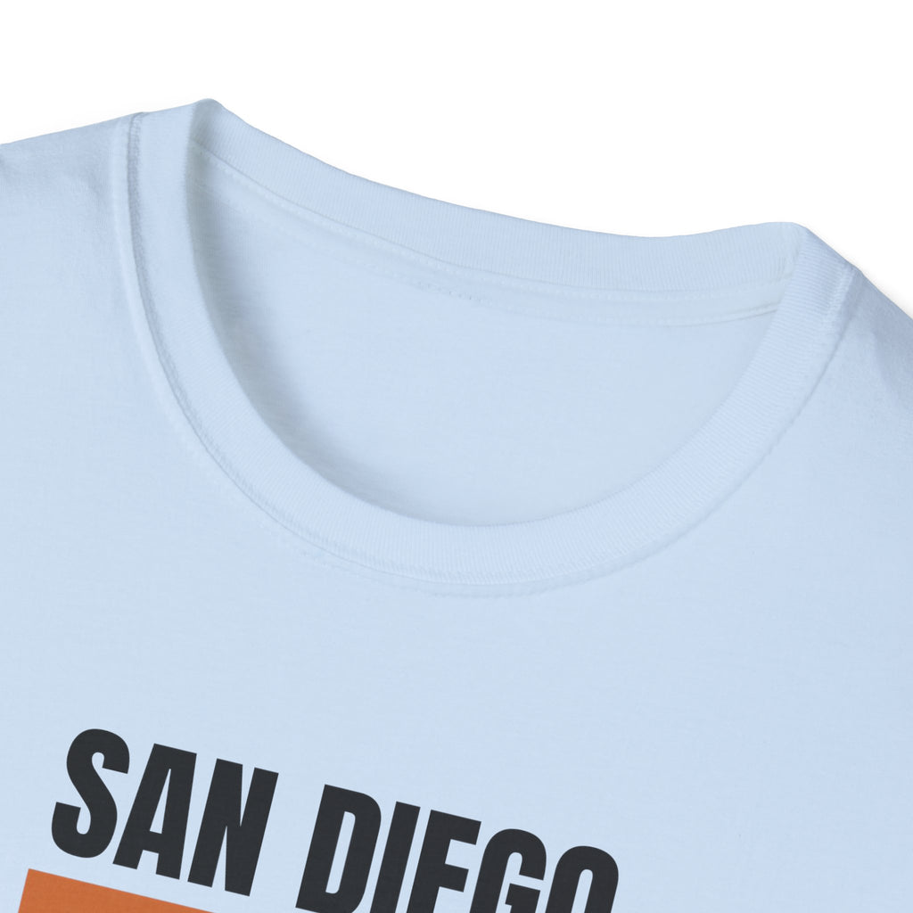San Diego Retro Stripes T-Shirt | Vintage City Graphic