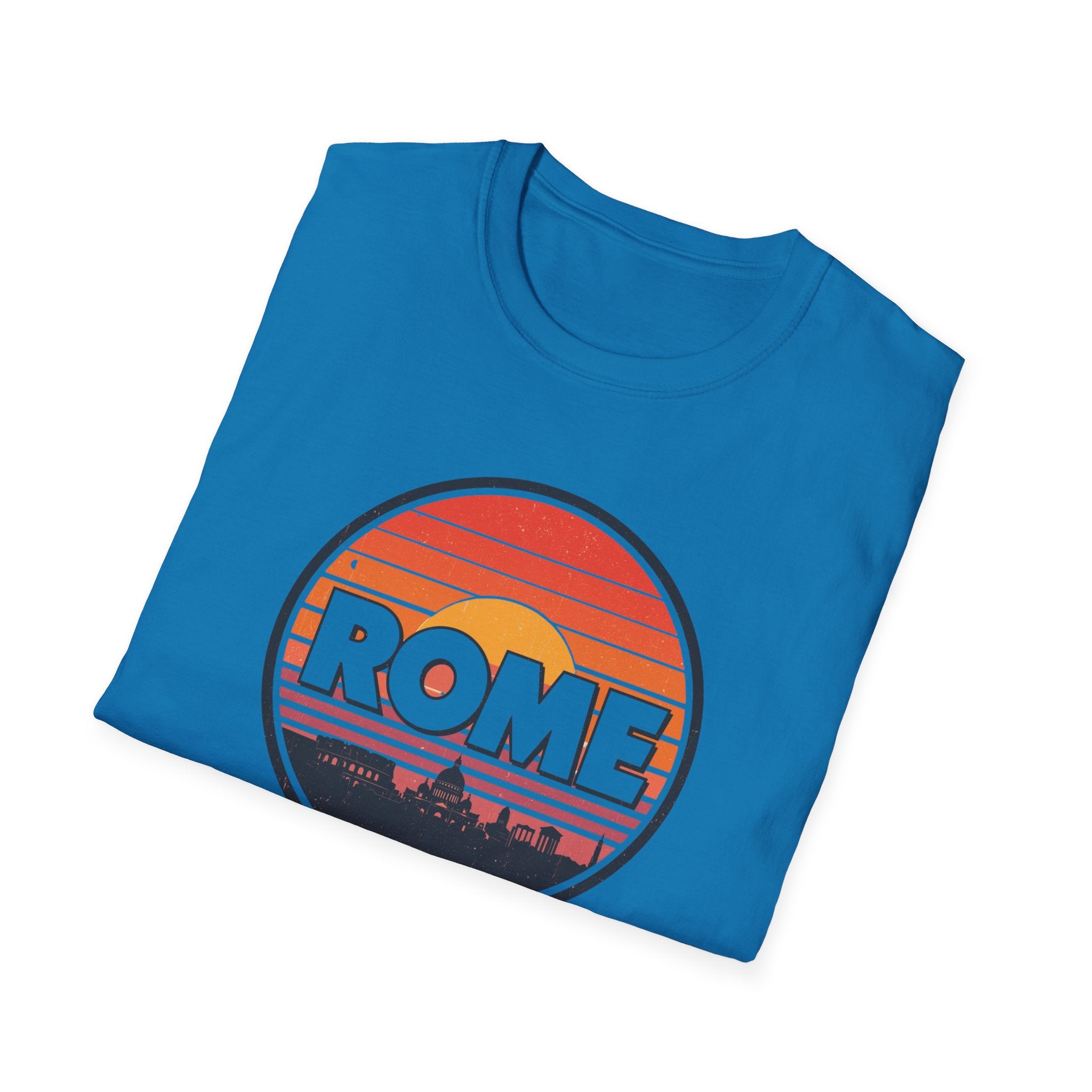 Rome Sunset T-Shirt — Vintage Retro City Skyline Tee