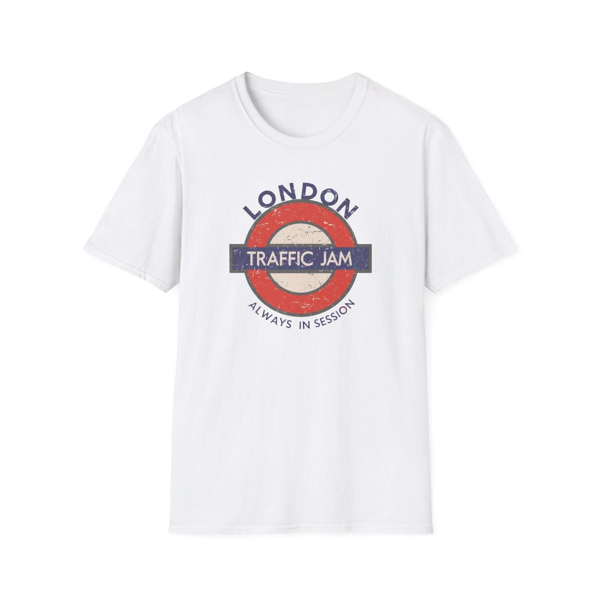 London Traffic Jam T-Shirt — Vintage Tube Roundel Graphic Tee
