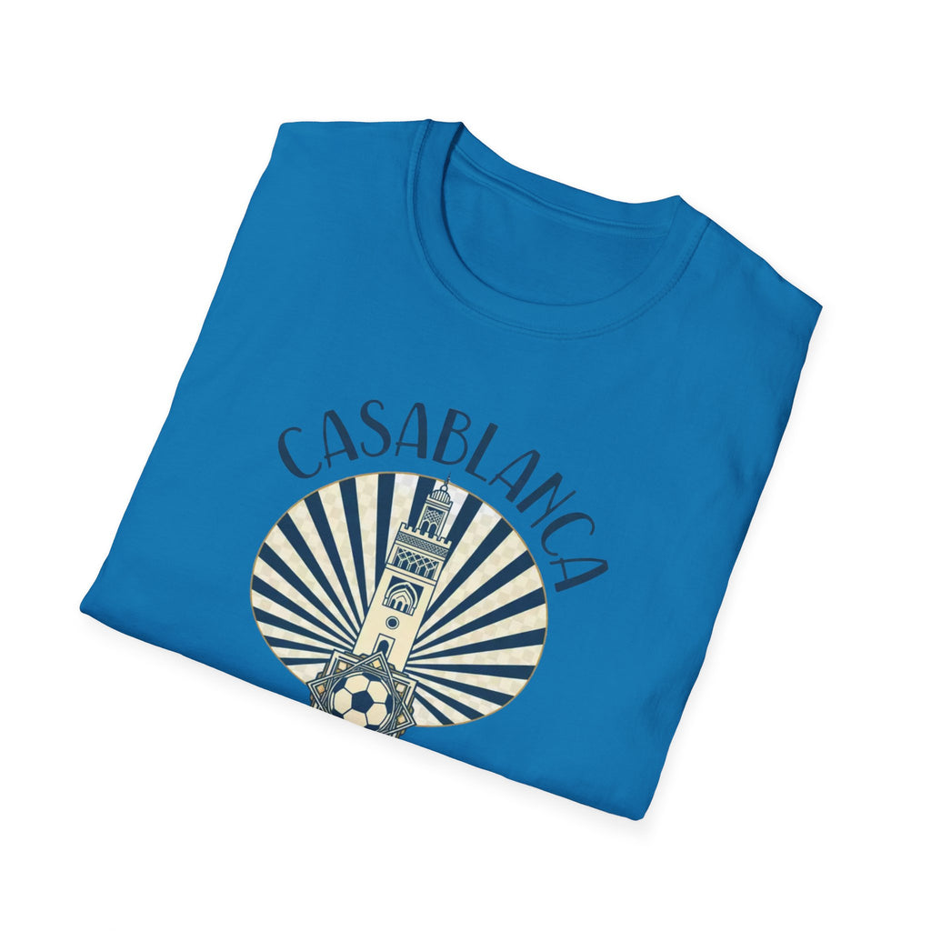 Casablanca Vintage Travel T-Shirt — Morocco World Cup 2026 Souvenir
