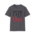 New York City Sass T-Shirt — NYC Lipstick Kiss Graphic Tee