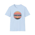 Chicago Vintage Sunset T-Shirt — Retro City Skyline Tee