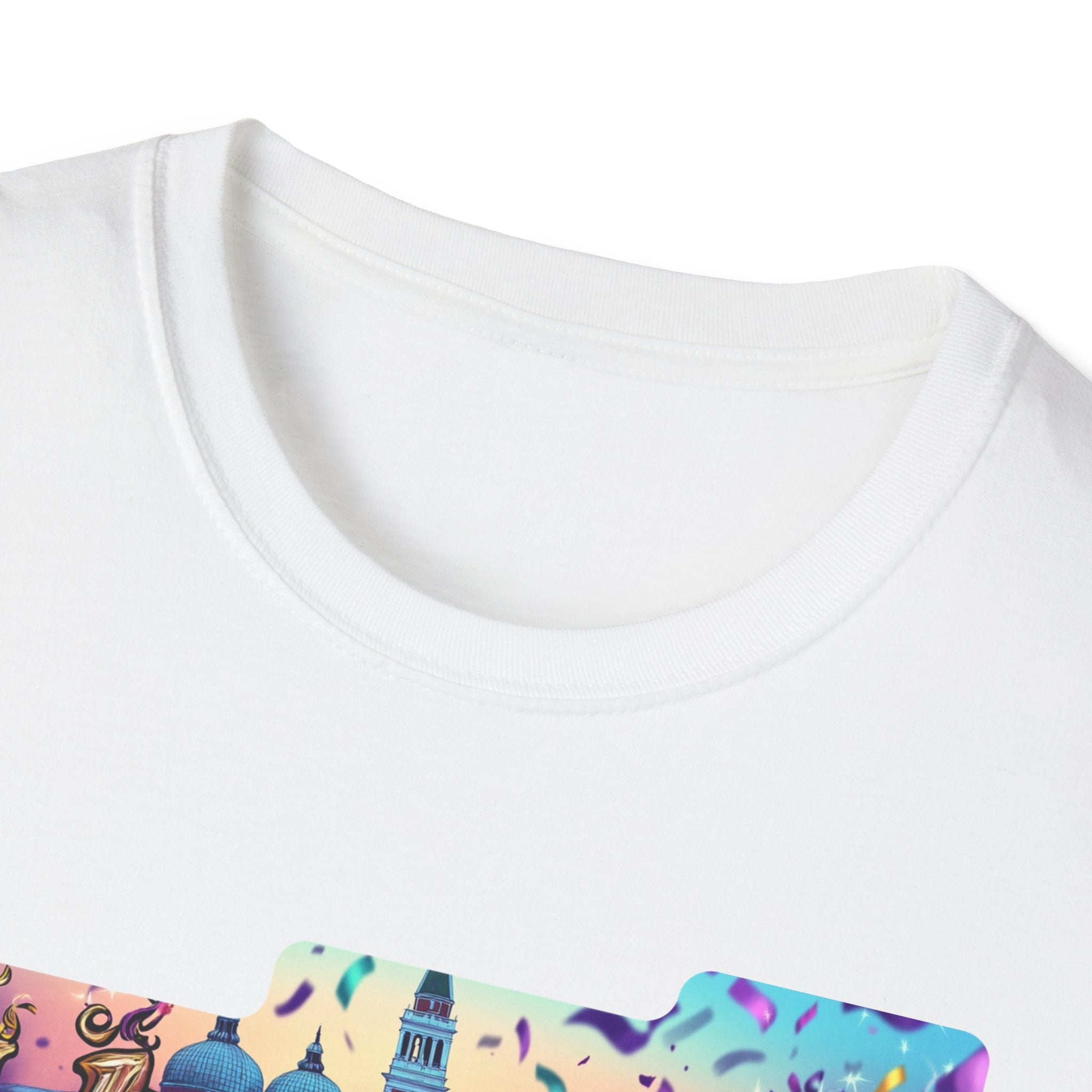 Venice Retro Neon Block T-Shirt | City Travel Souvenir