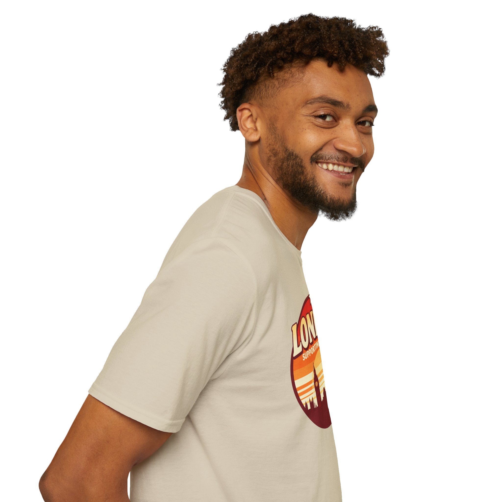 London Skyline T‑Shirt — Supporting England Retro Sunset Graphic