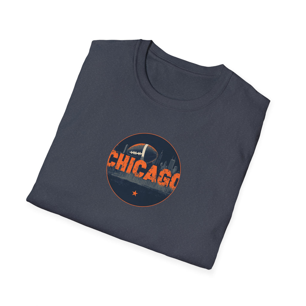 Chicago Skyline Circle t-shirt | Cityscape Retro Chicago Tee