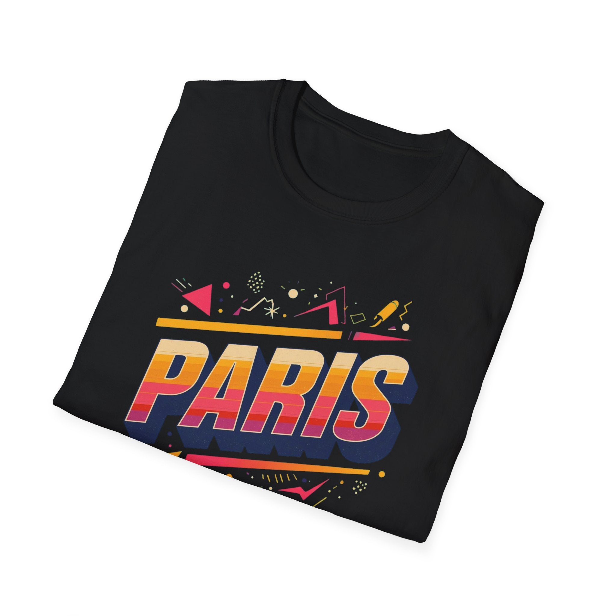 Paris Retro Graphic T-Shirt — Vintage 80s Style Travel Tee