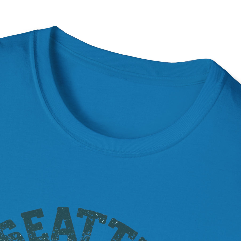 Seattle Vibes T-Shirt — Retro Mountain Sunset Graphic Tee
