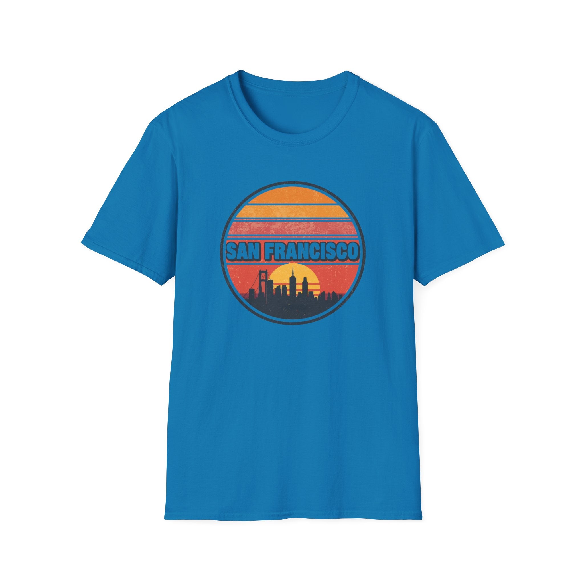 San Francisco Sunset Skyline T-Shirt — Retro Cityscape Tee