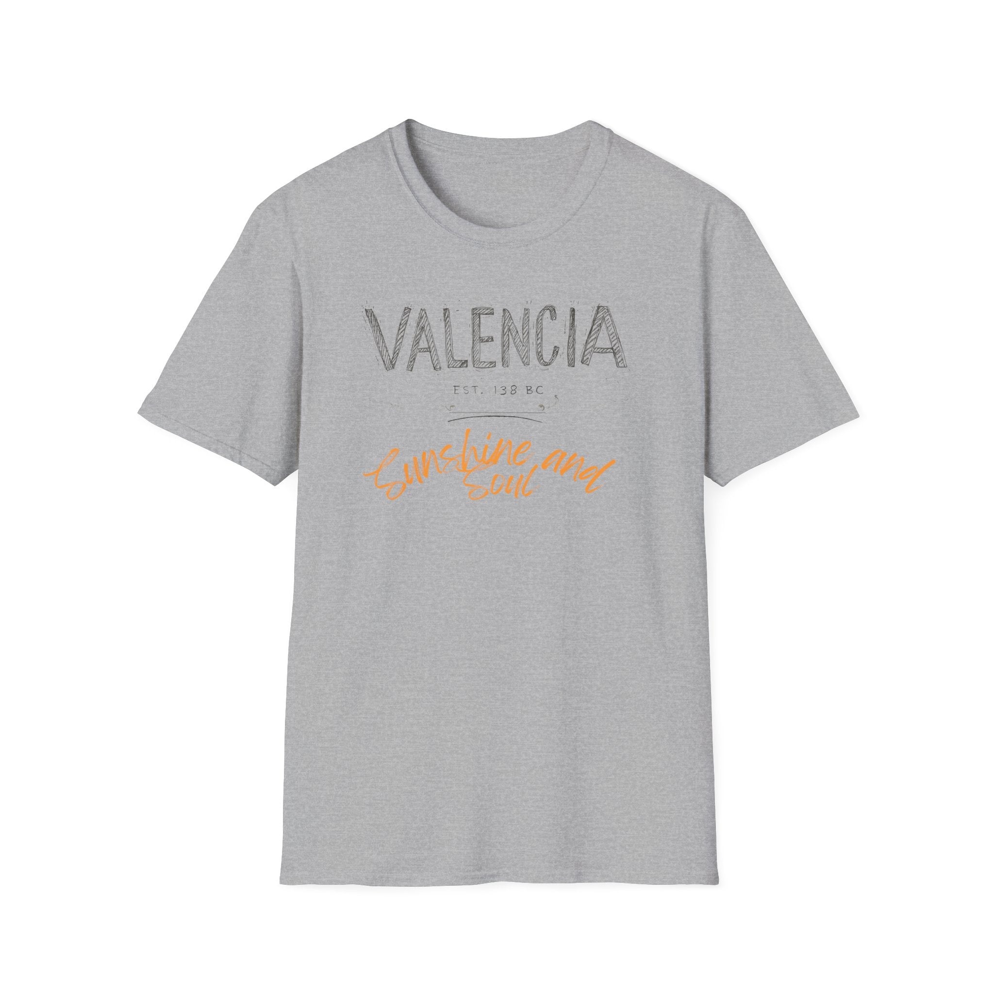 Valencia Sunshine and Soul T-Shirt — Retro Coastal Graphic Tee