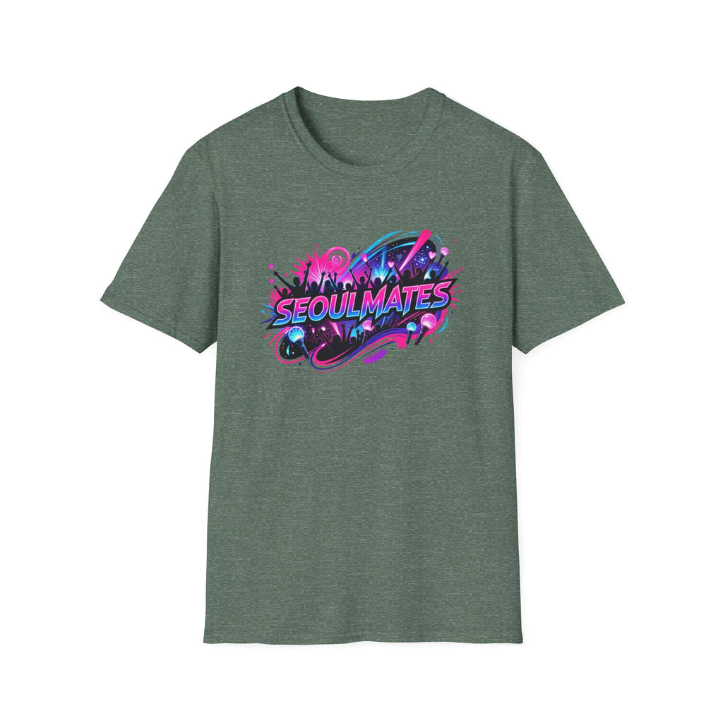 Seoulmates Graphic T-Shirt — Neon K-Pop City Vibe Tee