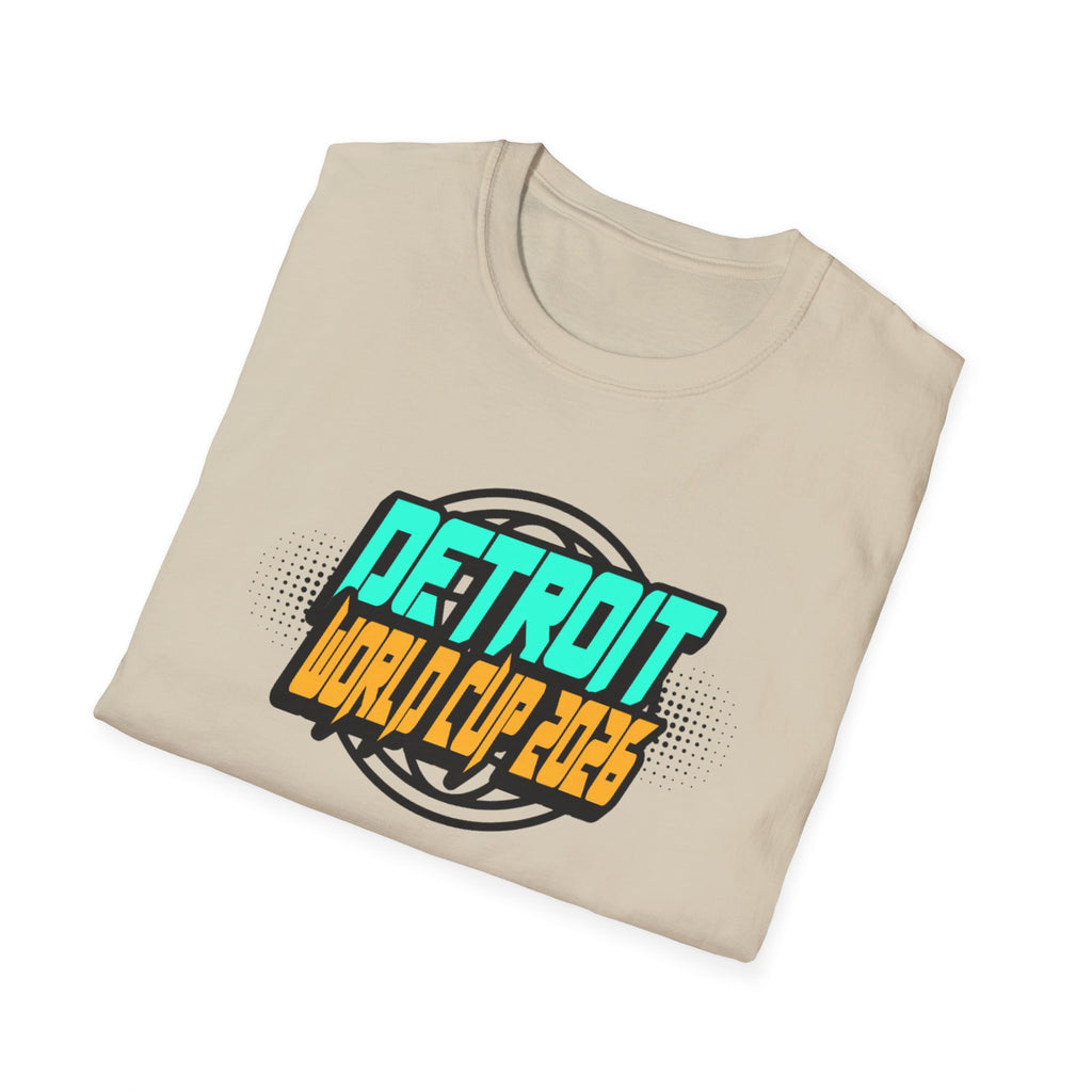 Detroit World Cup 2026 T-Shirt — Retro Soccer Graphic Tee