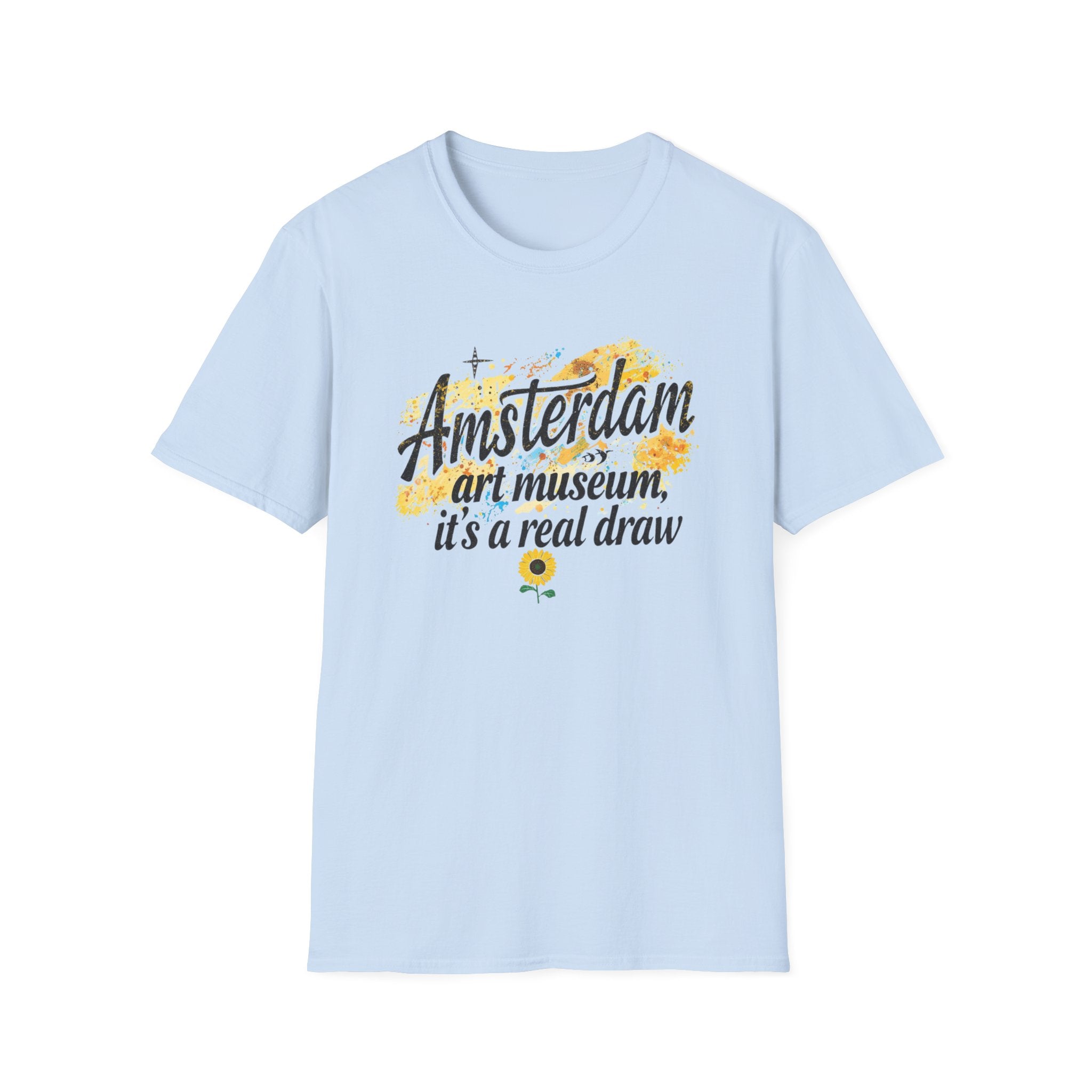 Amsterdam Art Museum T-Shirt — "Amsterdam: art museum, it's a real draw" Travel Tee