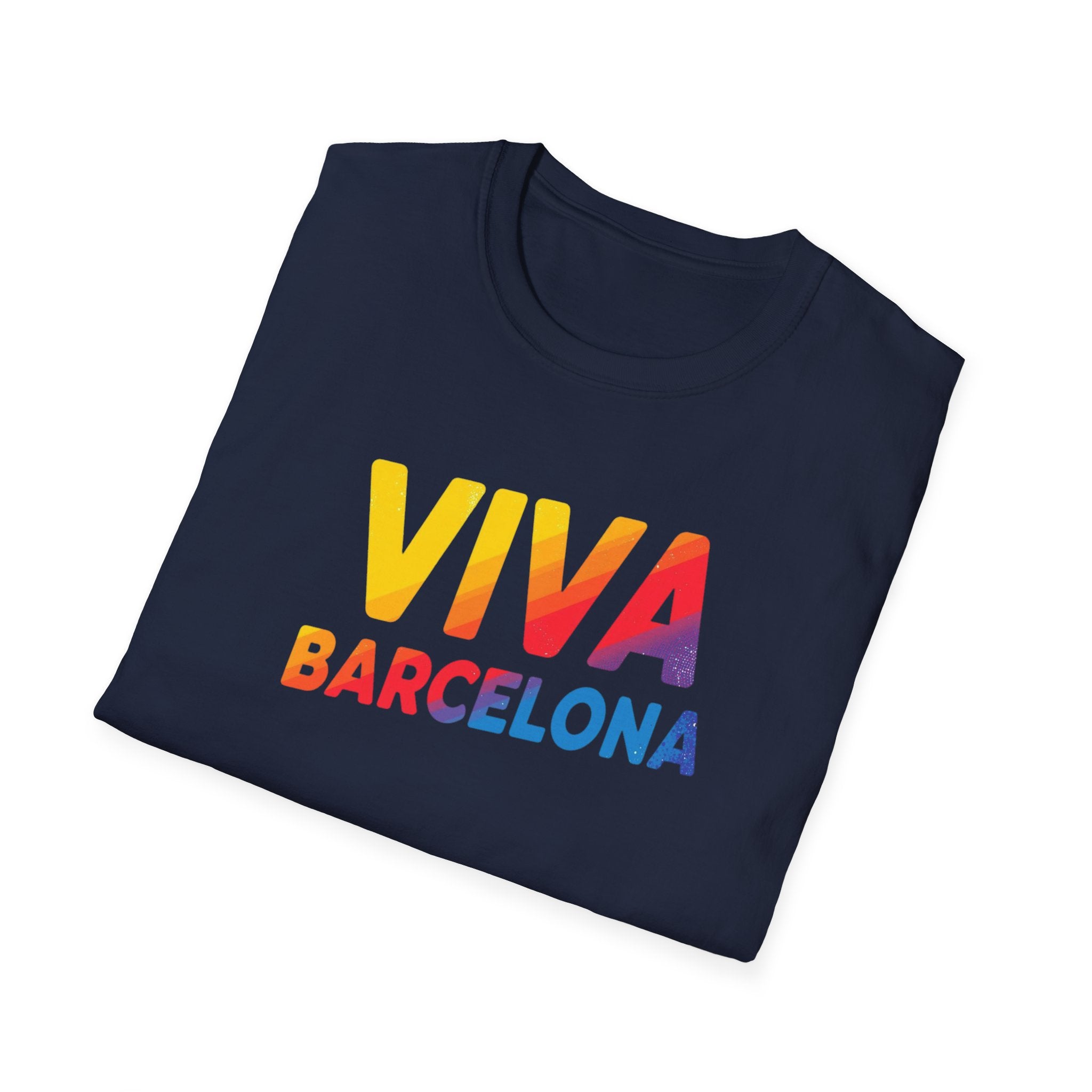 Viva Barcelona T-Shirt | Colorful Spain Travel Tee