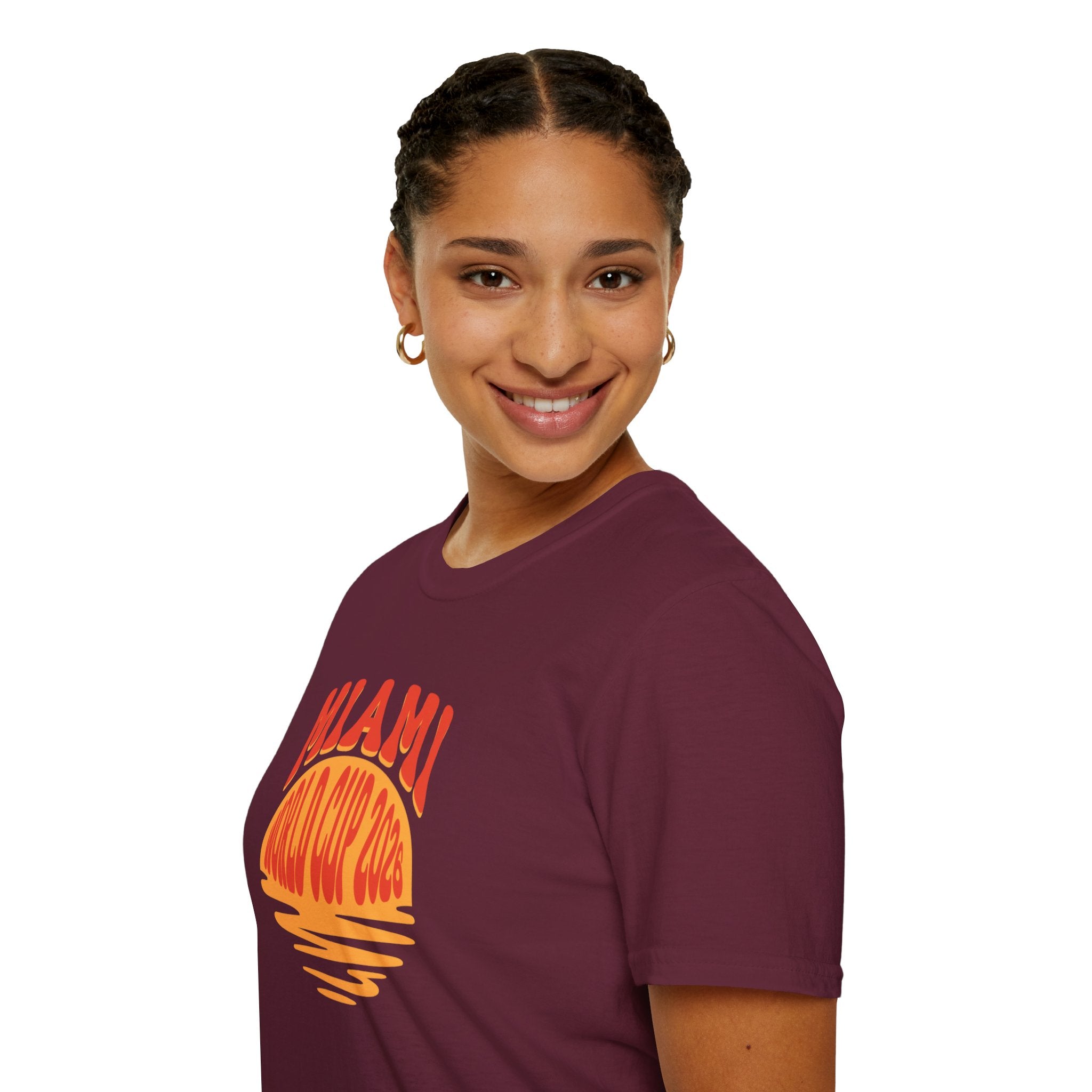 Miami World Cup 2026 T-Shirt – Retro Sunset Soccer Tee