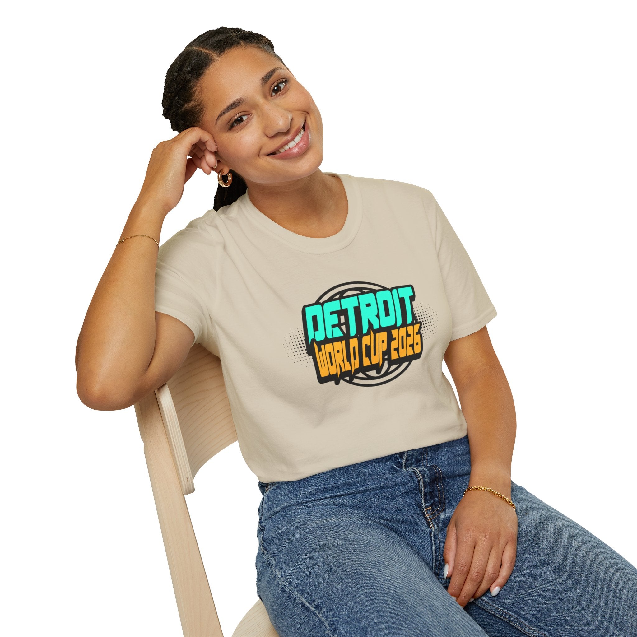 Detroit World Cup 2026 T-Shirt — Retro Soccer Graphic Tee