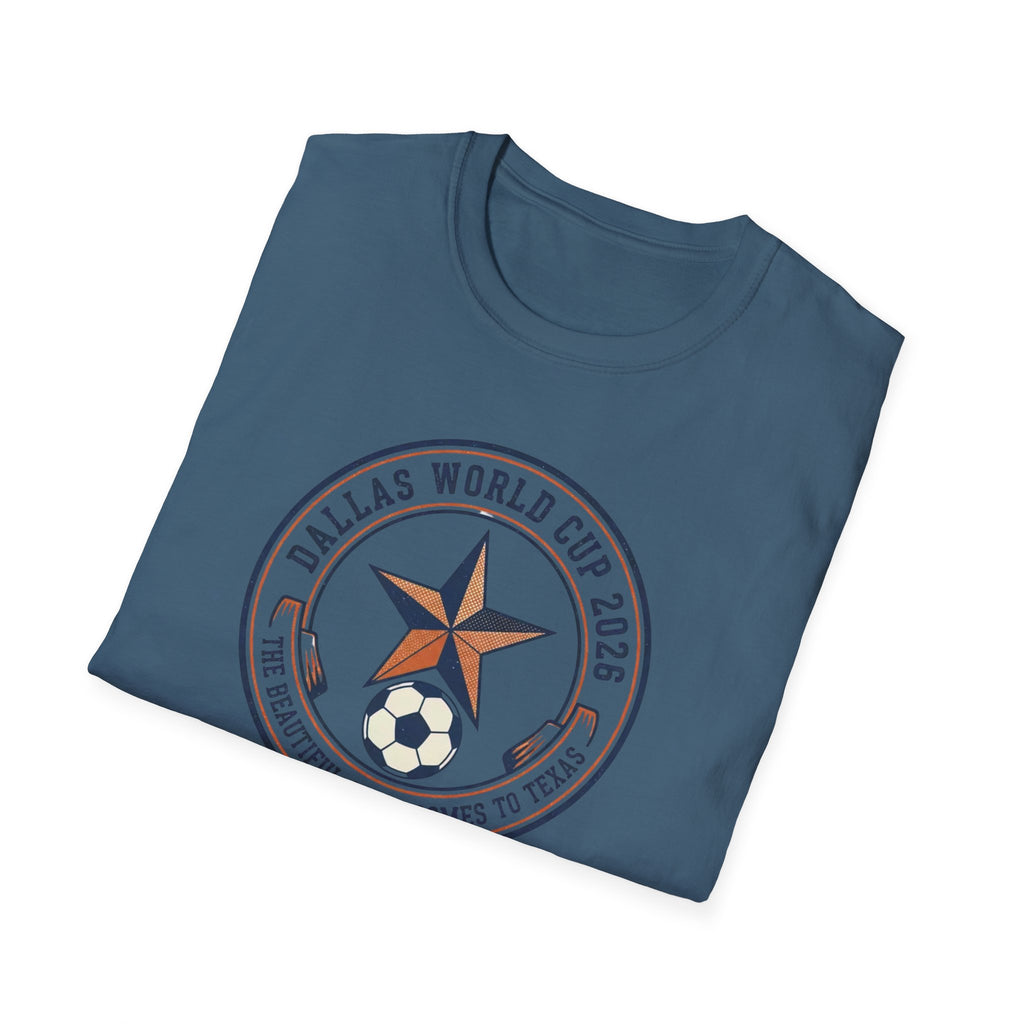 Dallas World Cup 2026 Soccer Badge T-Shirt