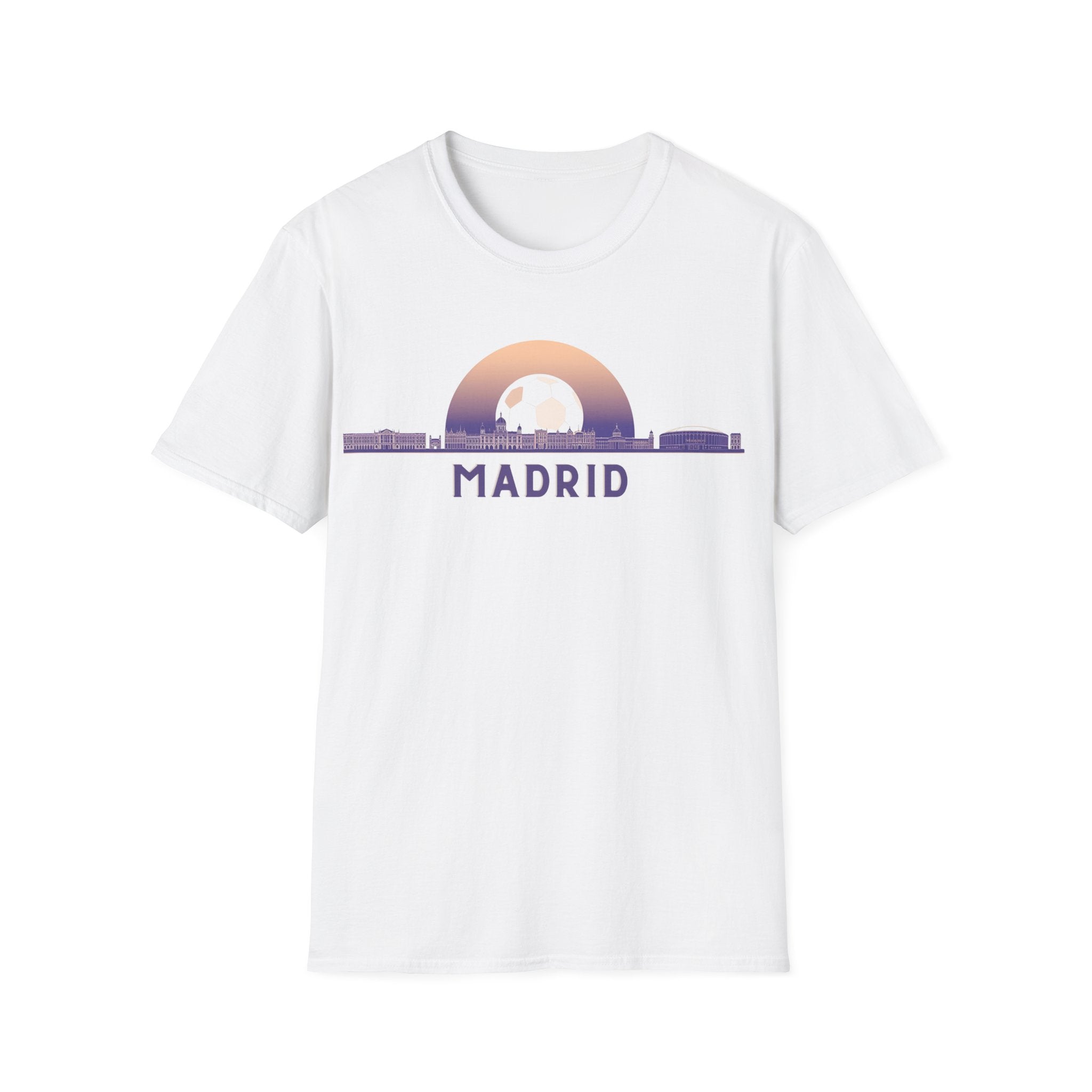 Madrid skyline sunset T-Shirt | Madrid city silhouette tee