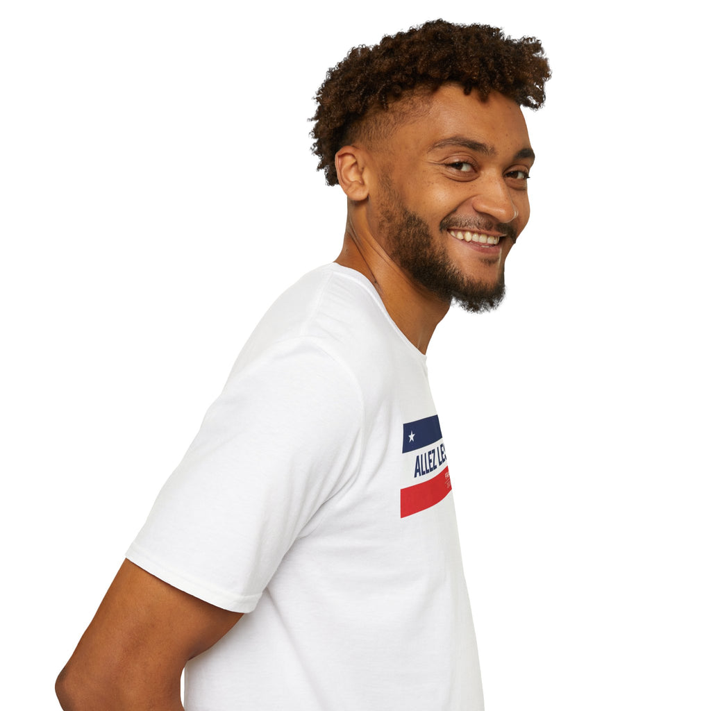T-Shirt — Allez Les Bleus French Flag Soccer Supporter Tee