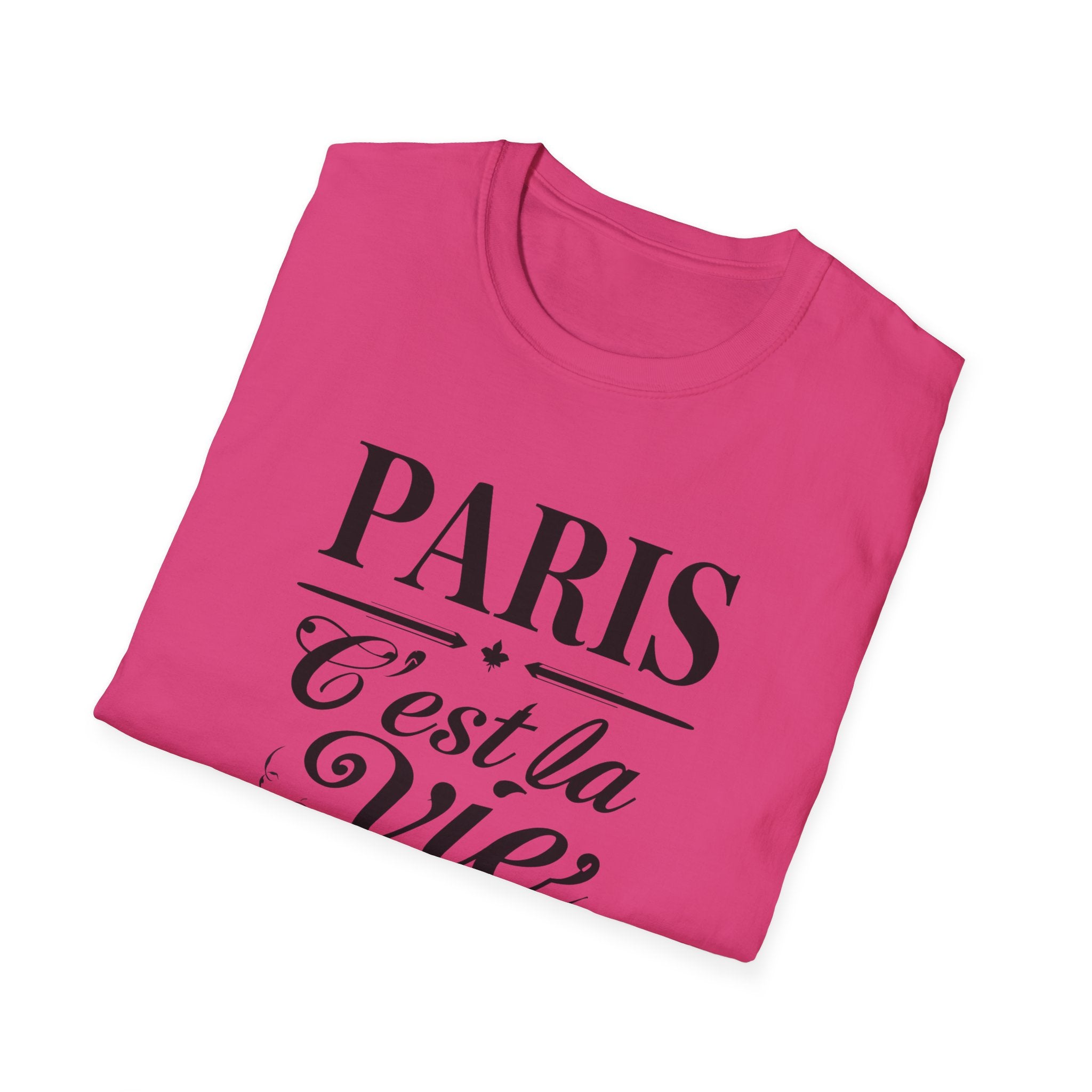 Paris C'est la Vie T-Shirt | French Script Tee, Paris Typography Shirt