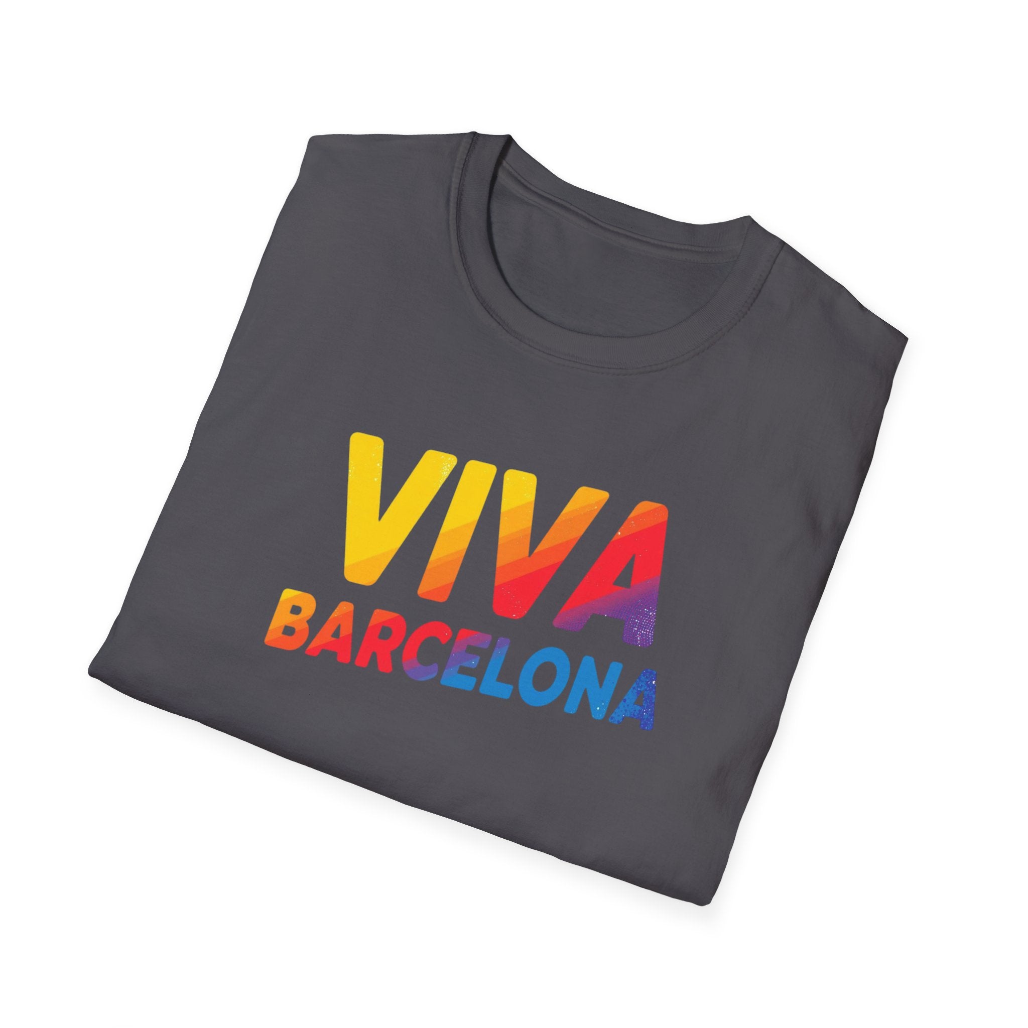 Viva Barcelona T-Shirt | Colorful Spain Travel Tee