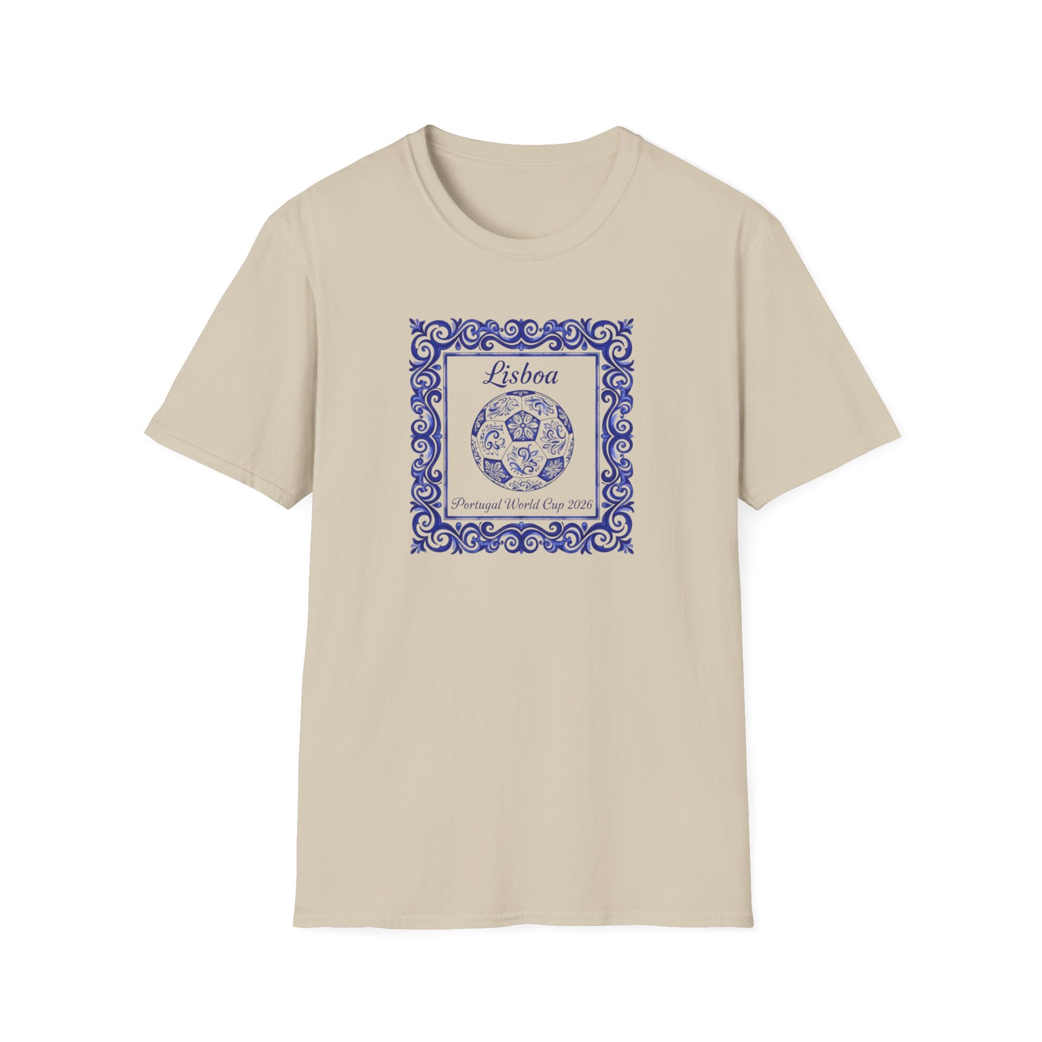 Lisboa Azulejo T-Shirt — Portuguese Tile Vintage Travel Tee