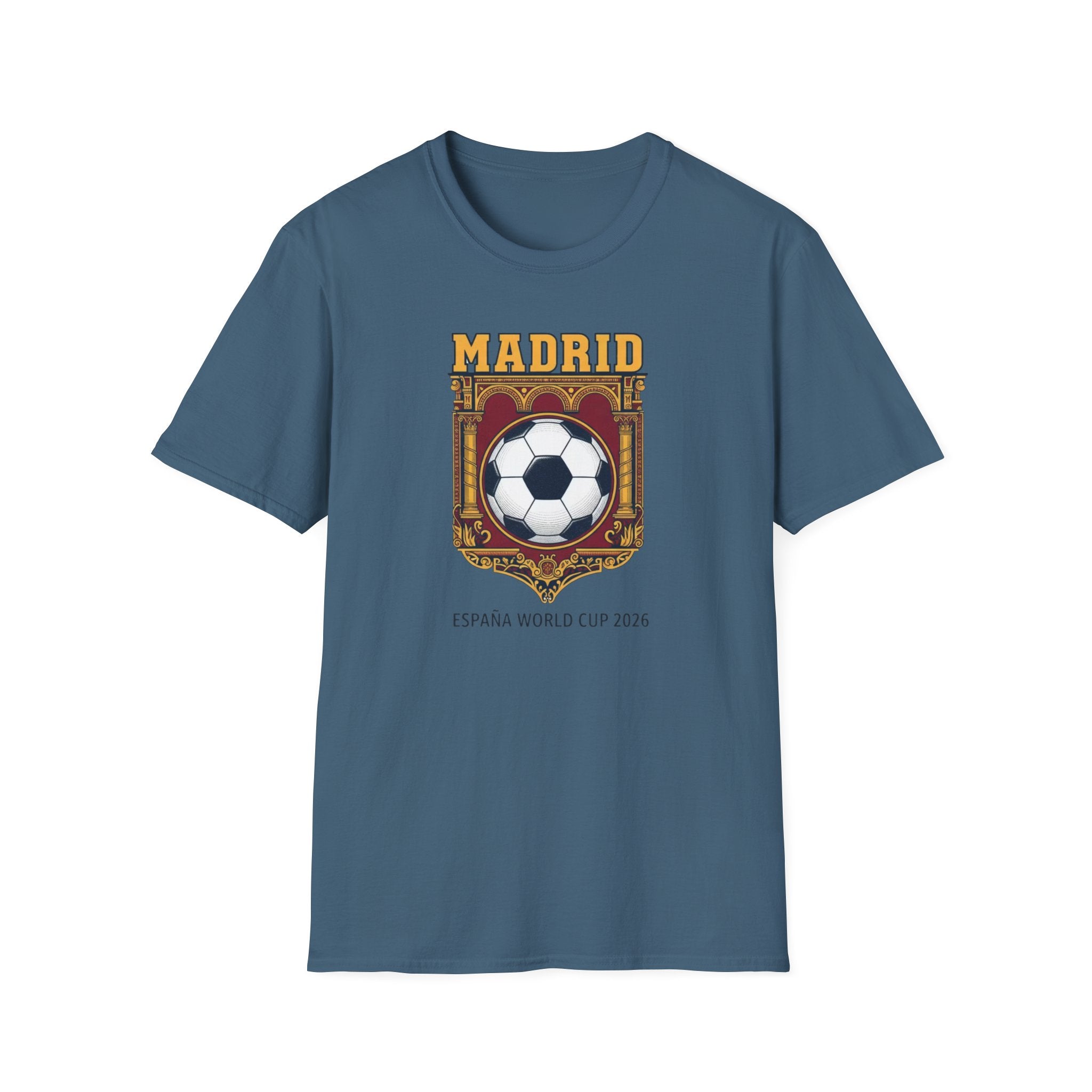 Madrid World Cup Soccer T-Shirt — España World Cup 2026 Graphic Tee