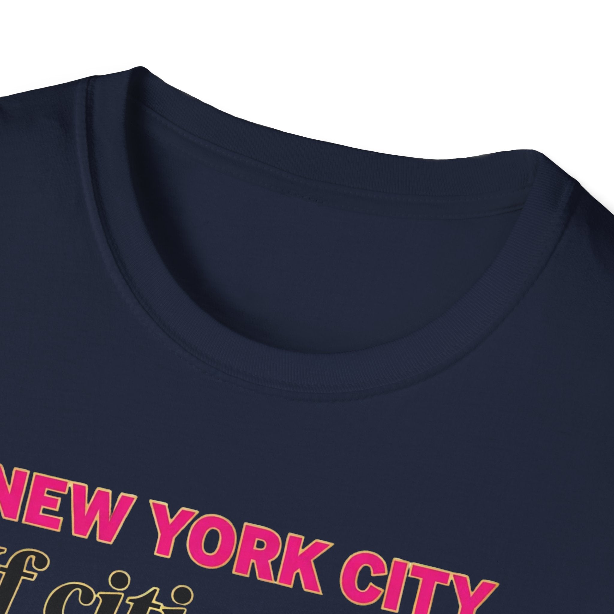 T-Shirt — "New York City: If cities could talk, mine would sass" Lipstick & Kiss Graphic